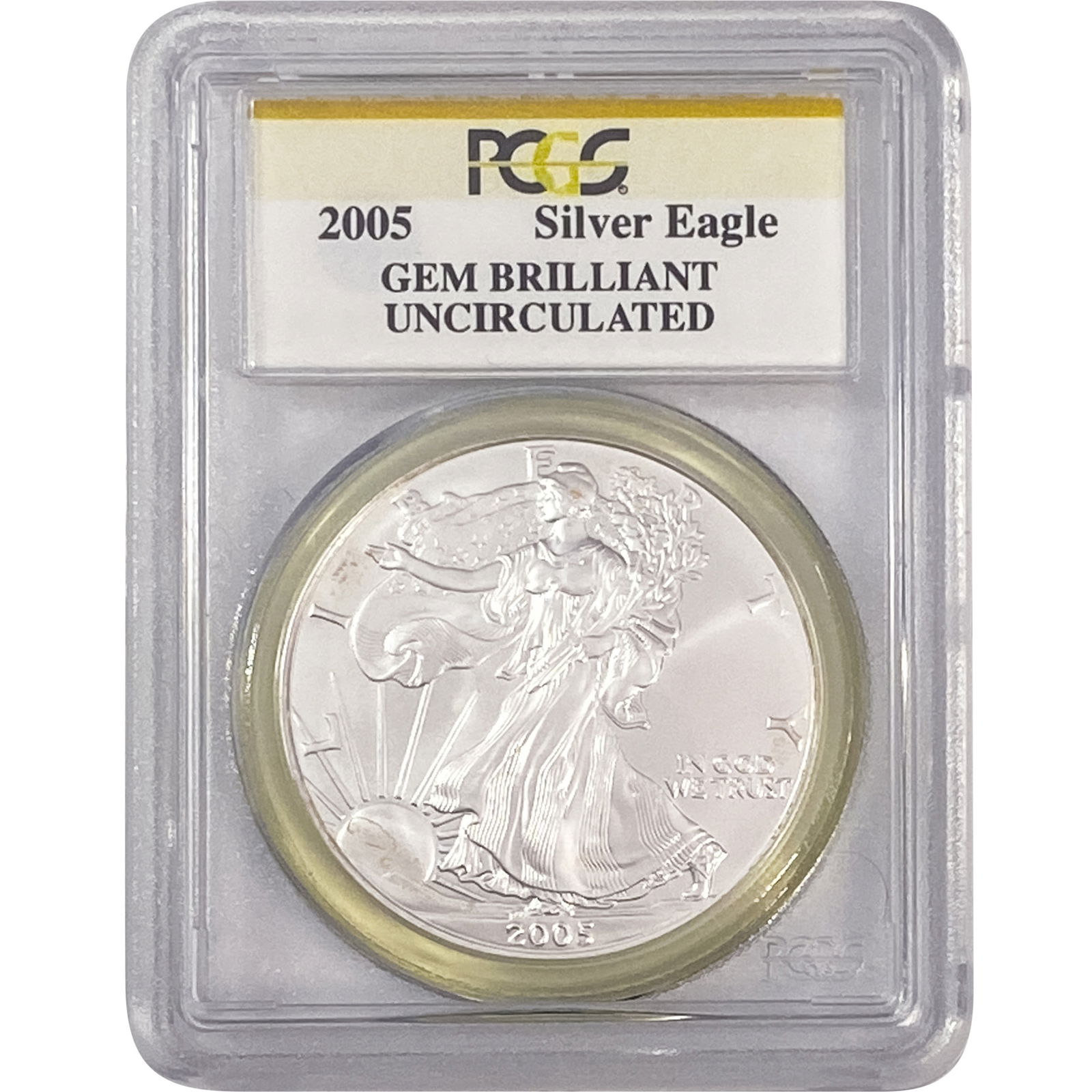 2005 Silver Eagle PCGS GEM BU (1 of 2)