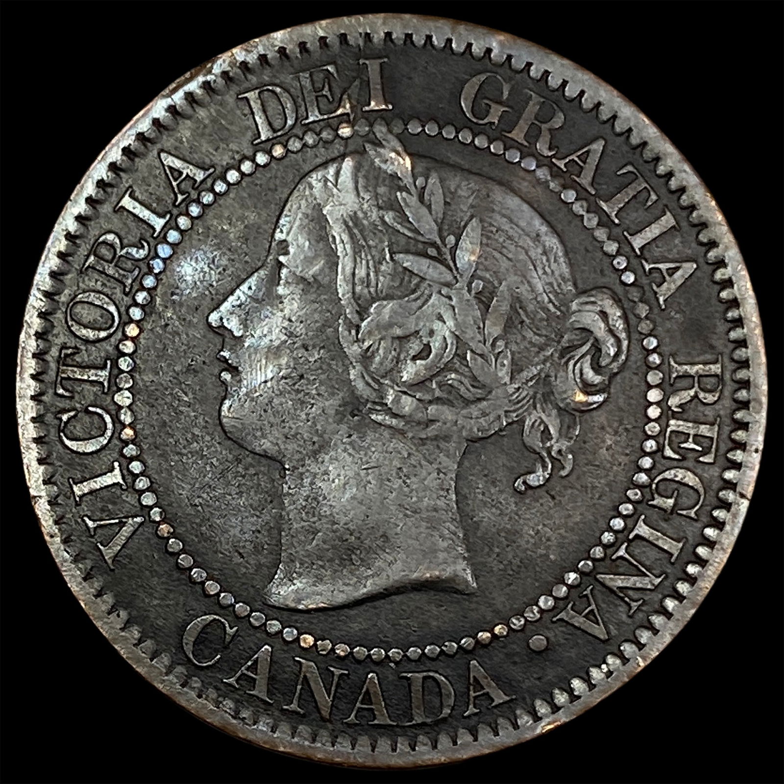 1858 Canada 1 Cent LIGHTLY CIRCULATED (1 of 2)