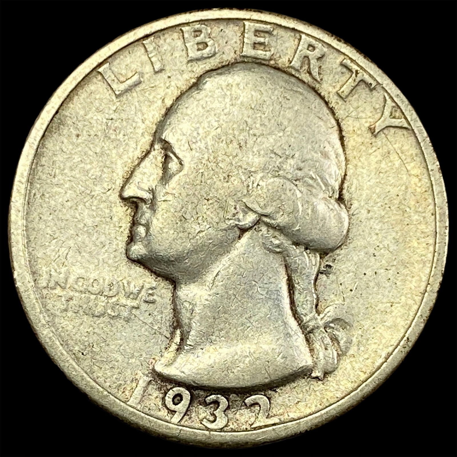 1932-D Silver Washington Quarter LIGHTLY CIRCULATED (1 of 2)