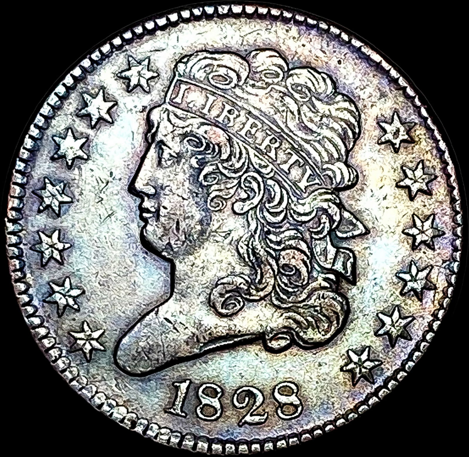 1828 Classic Head Half Cent NEARLY UNCIRCULATED (1 of 2)