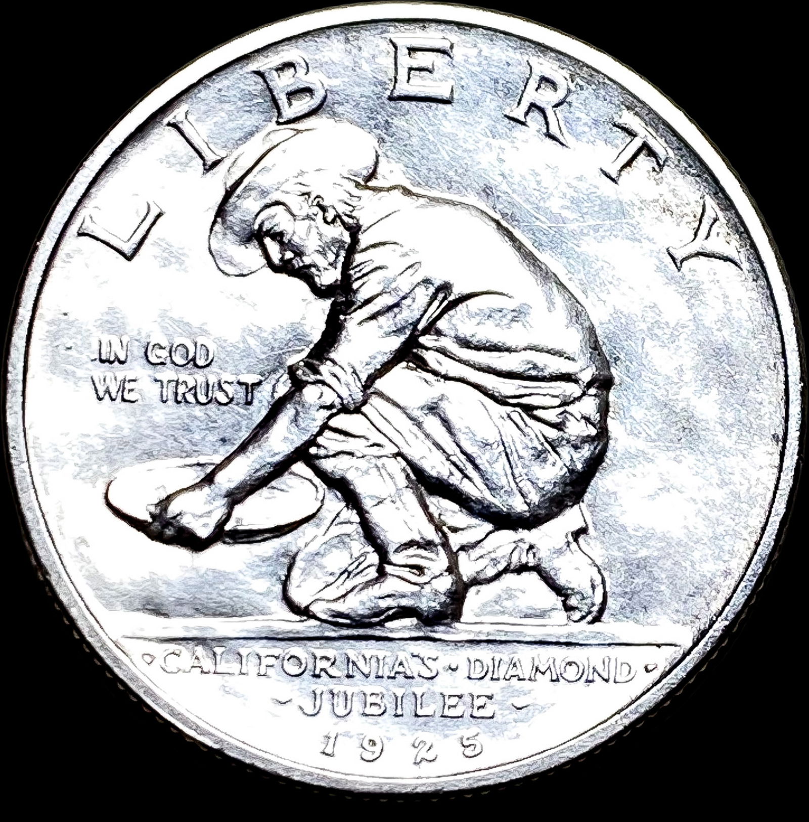 1925-S Silver California Jubilee Half Dollar UNCIRCULATED (1 of 2)