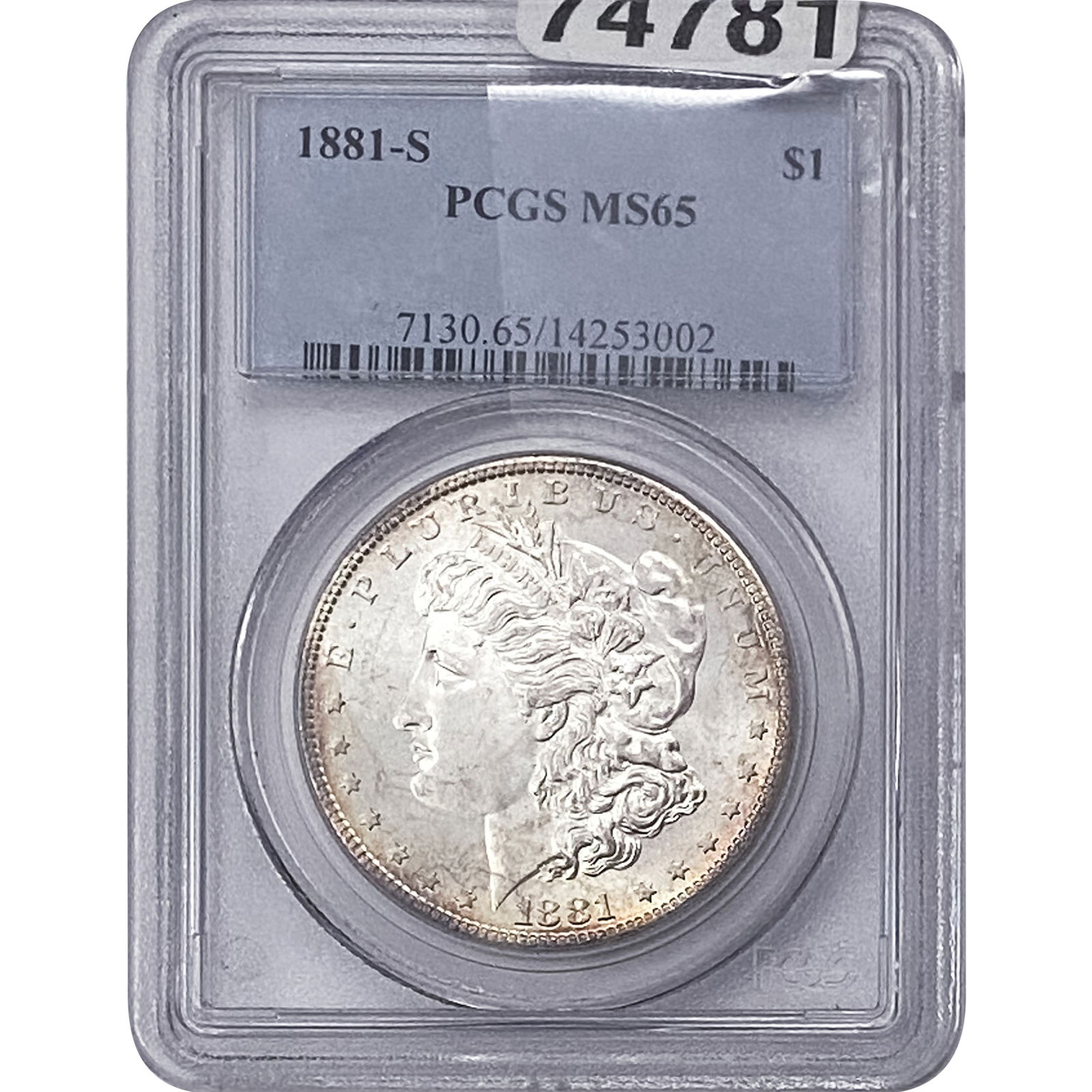 1881-S Morgan Silver Dollar PCGS MS65 (1 of 2)