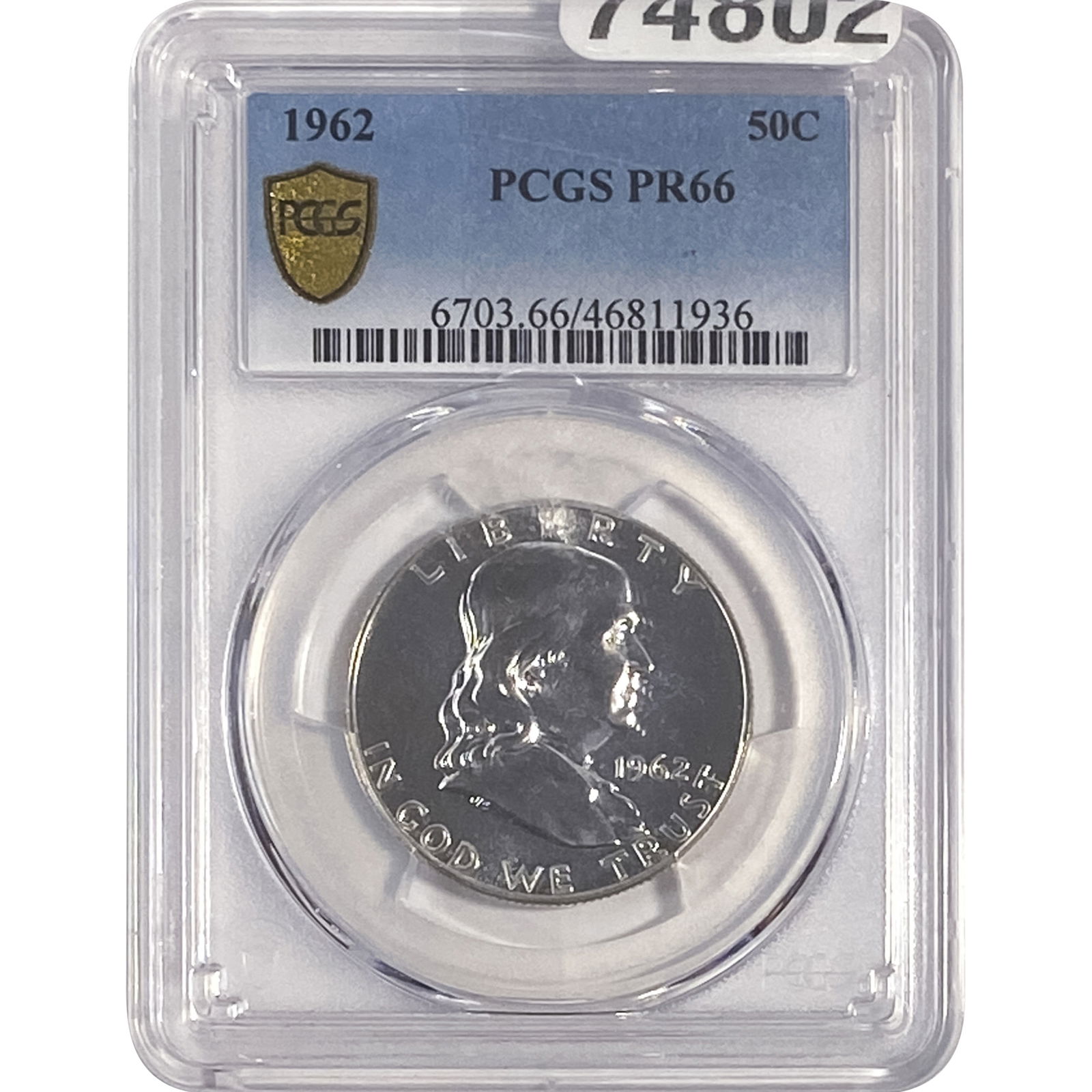 1962 Franklin Half Dollar PCGS PR66 (1 of 2)