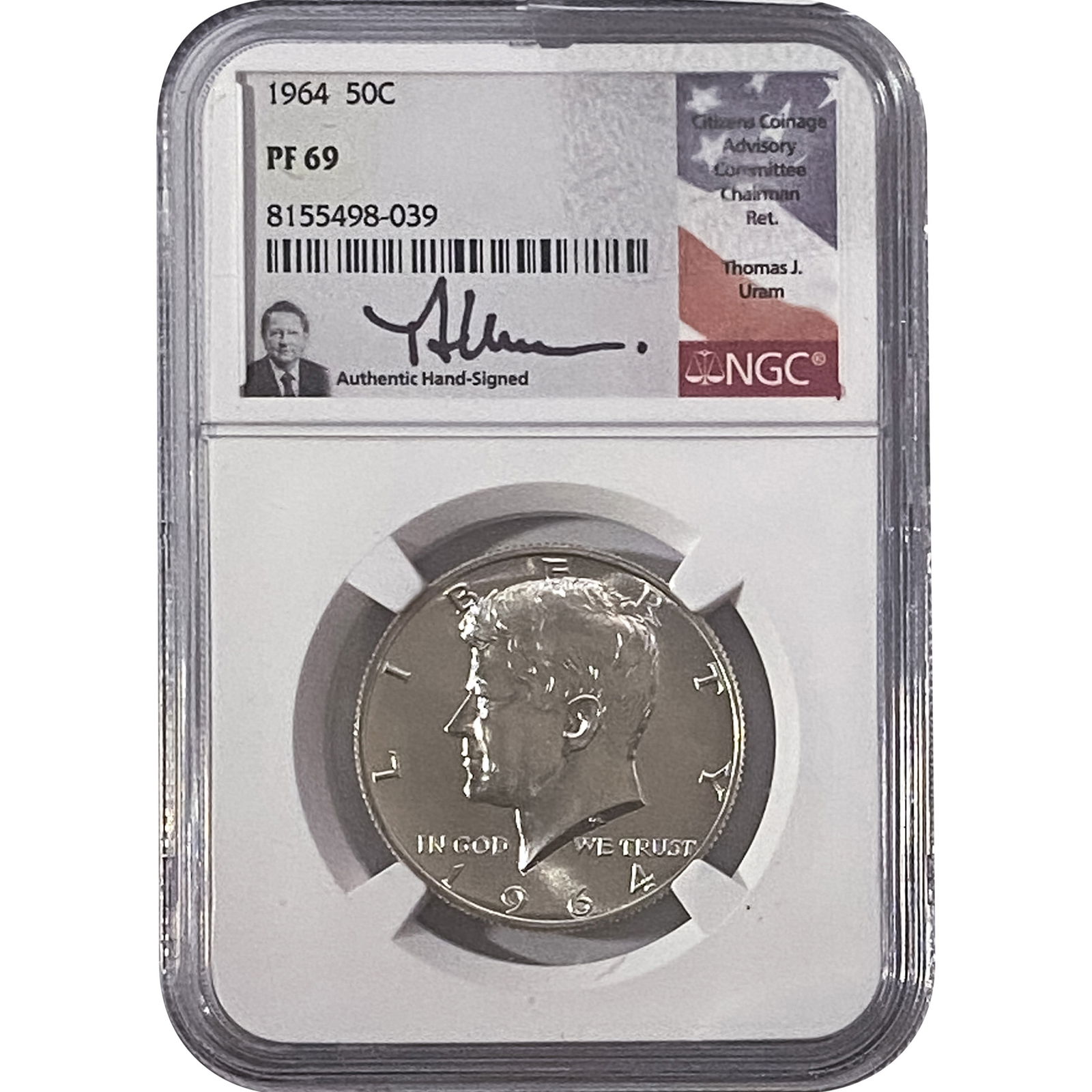 1964 Kennedy Half Dollar NGC PF69 (1 of 2)