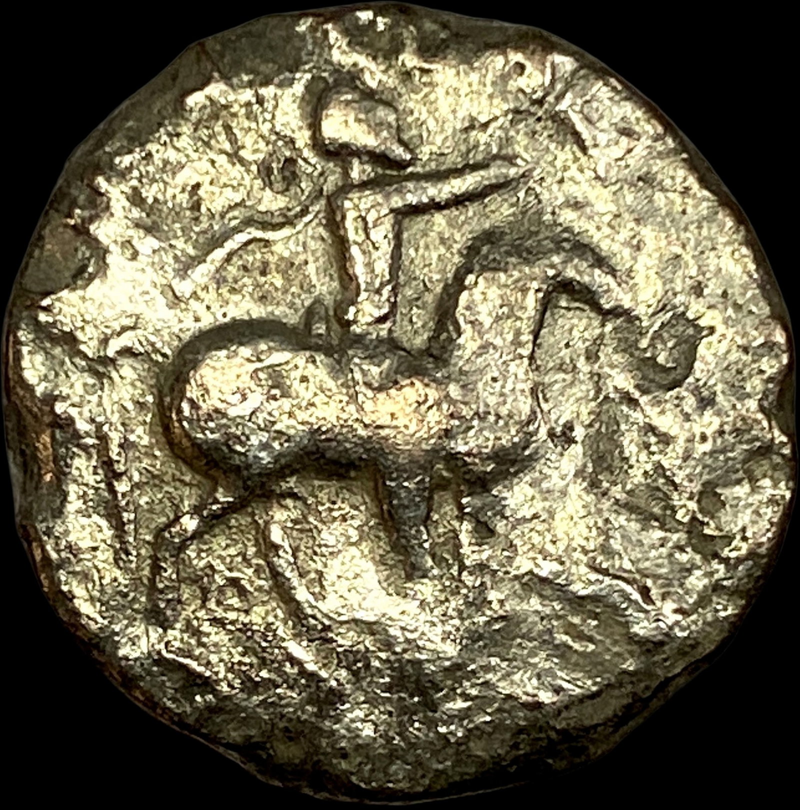 Indo-Scythian Aze 1/11-58 BC Silver Tetradrachm LIGHTLY CIRCULATED: Indo-Scythian Aze 1/11-58 BC Silver Tetradrachm LIGHTLY CIRCULATED