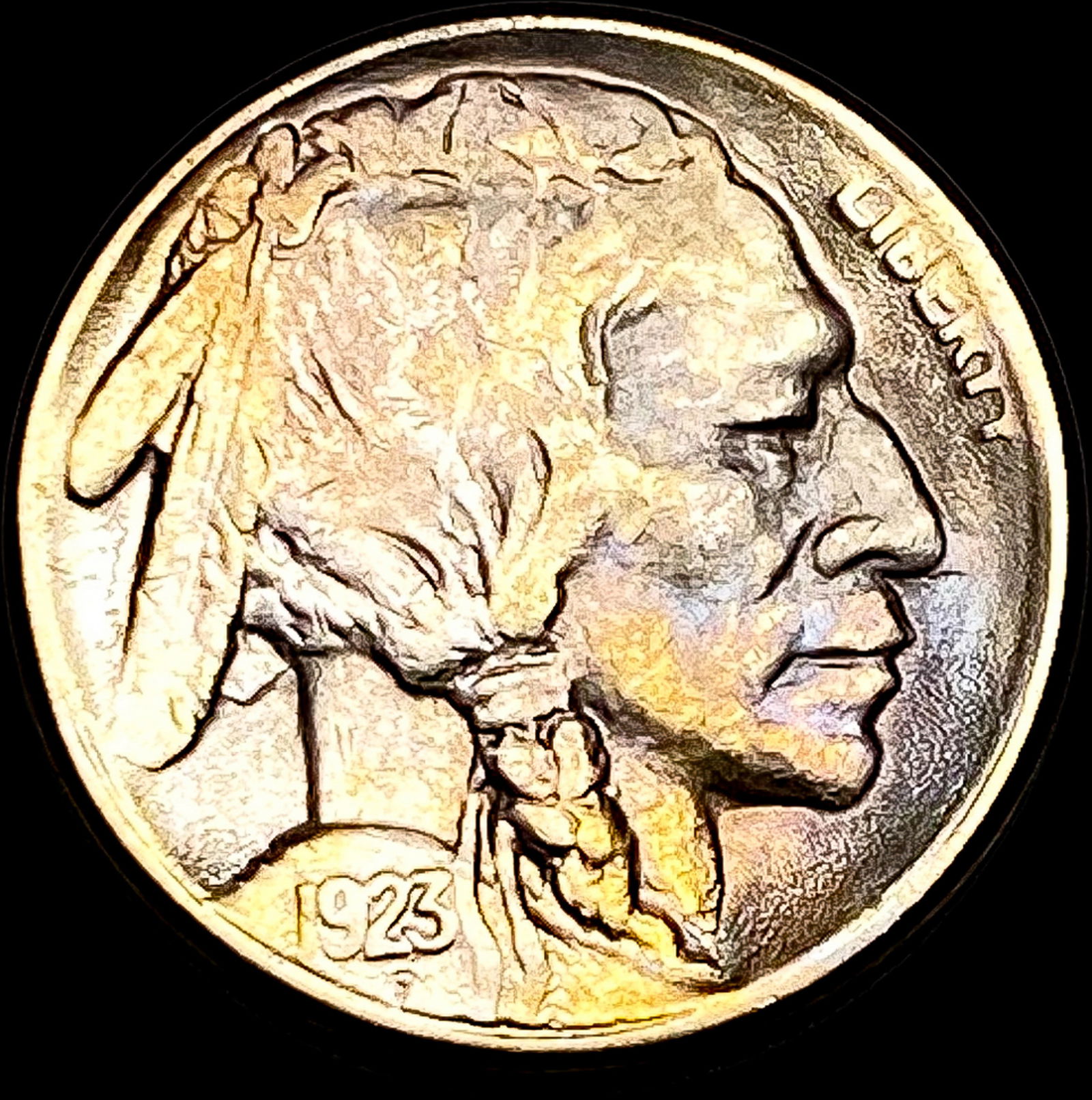 1923-S Buffalo Nickel CLOSELY UNCIRCULATED (1 of 2)