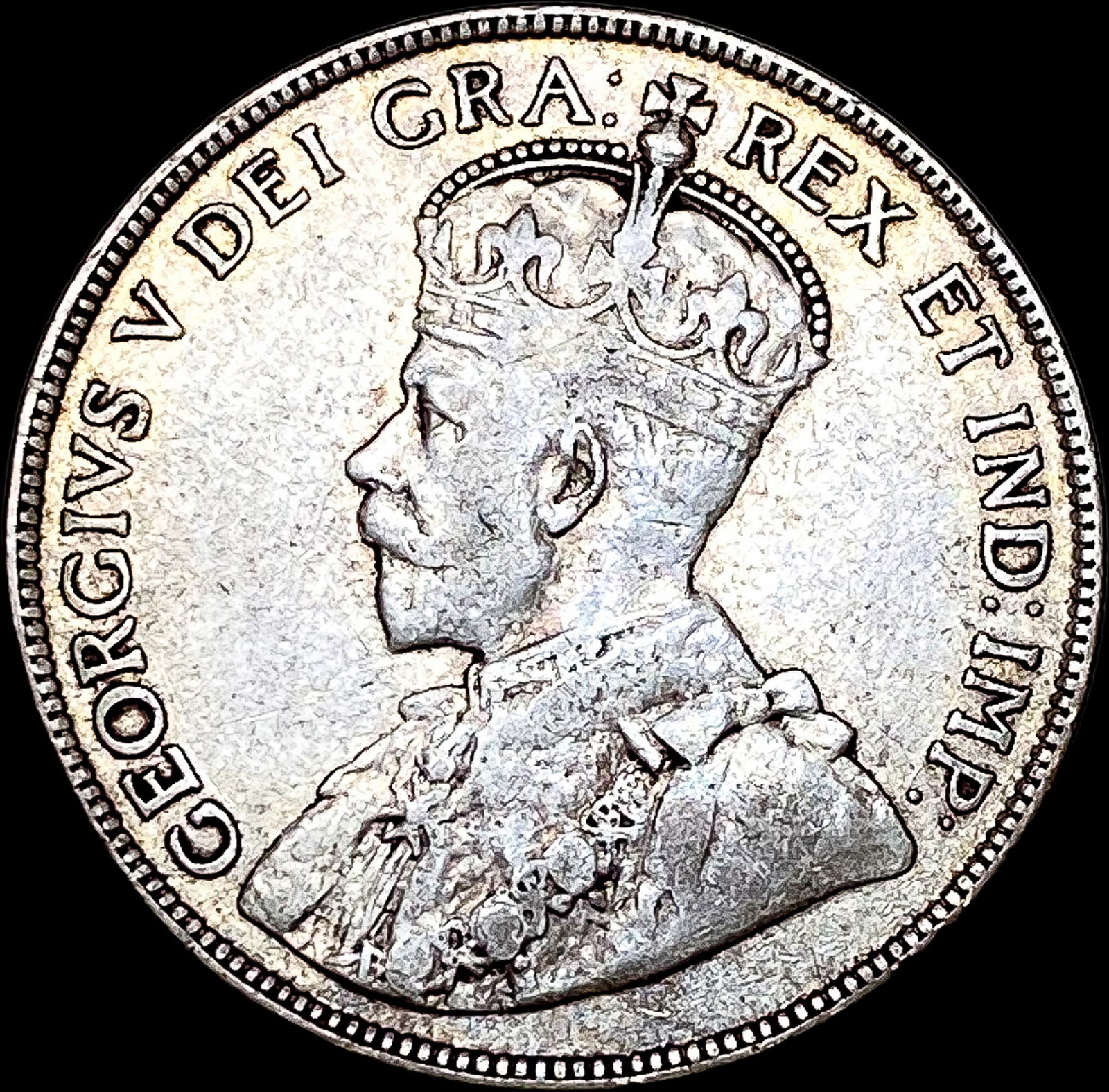 1917-C Newfoundland Silver 50 Cents LIGHTLY CIRCULATED (1 of 2)