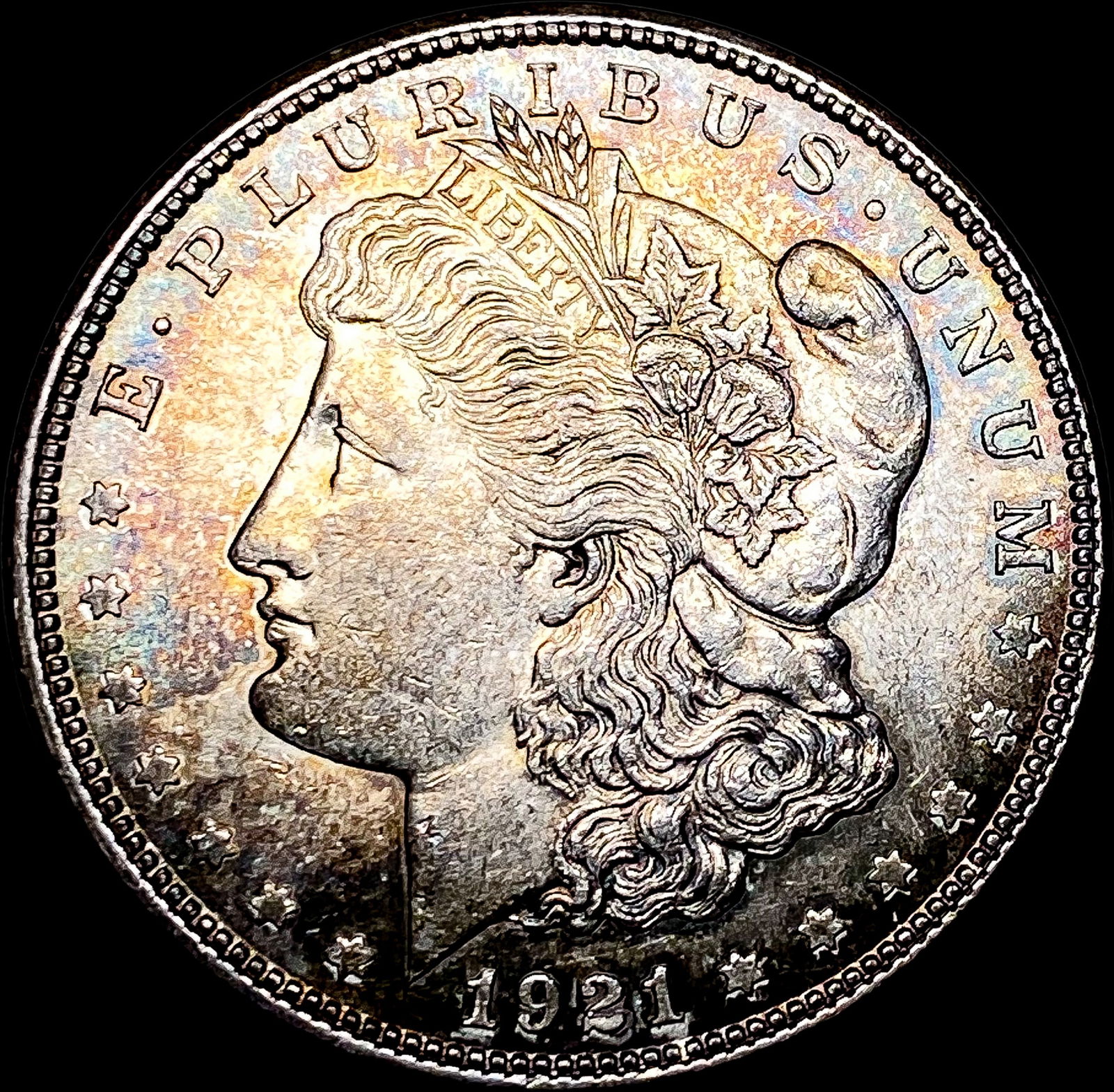 1921-D Silver Morgan Dollar CHOICE BU (1 of 2)