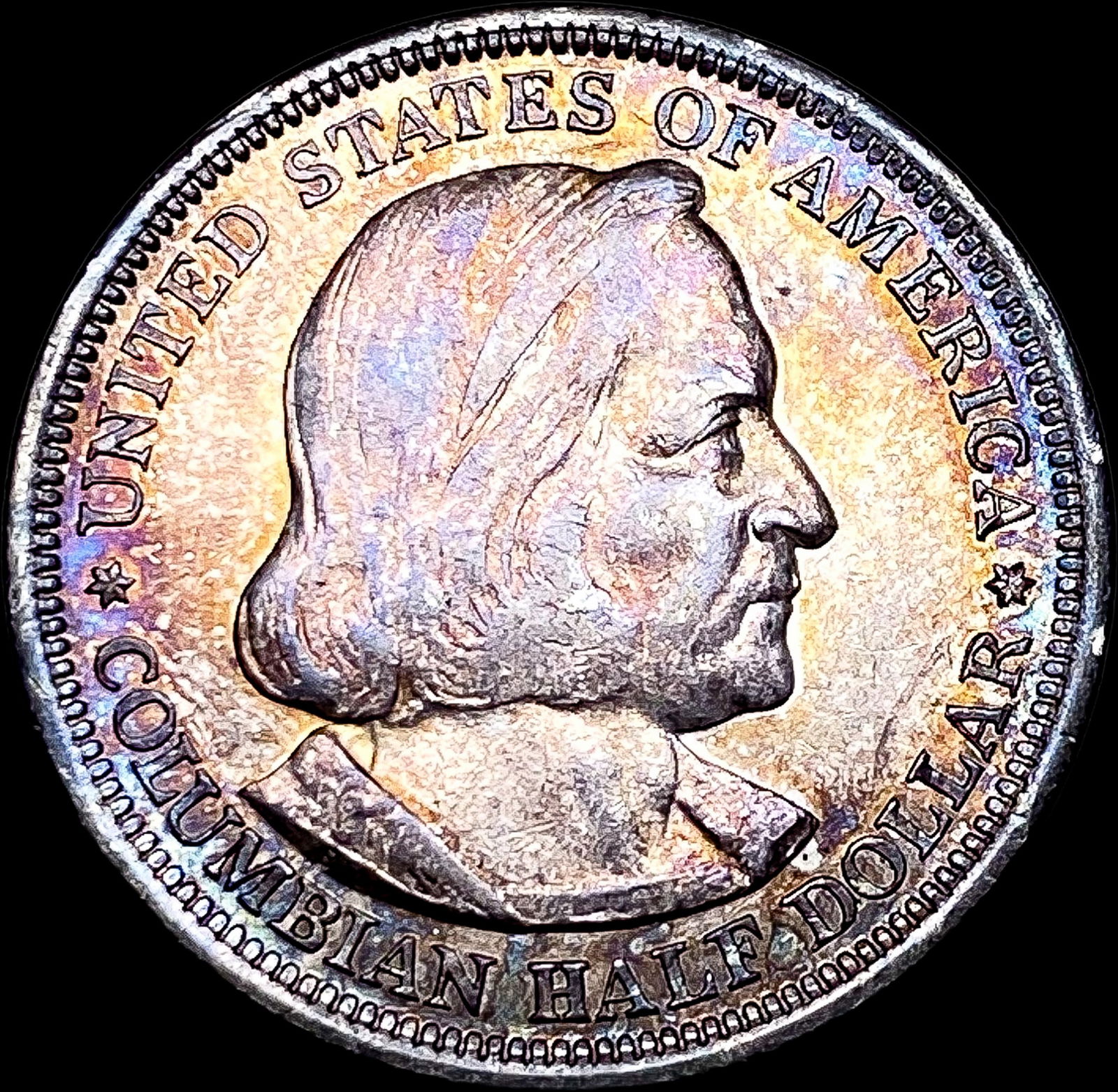 1893 Silver Columbian Expo Half Dollar CHOICE AU (1 of 2)