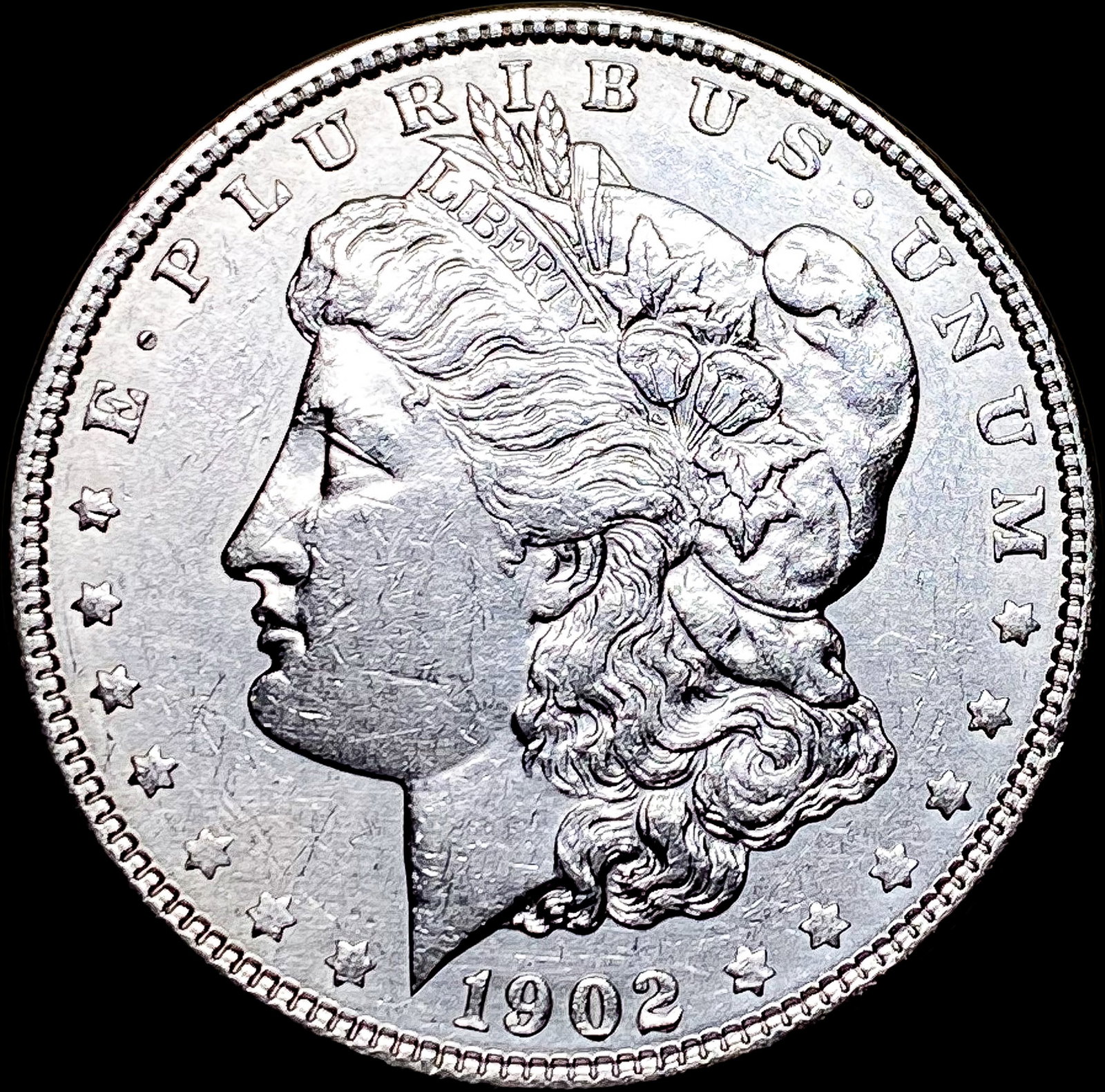 1902 Morgan Silver Dollar CLOSELY UNCIRCULATED: 1902 Morgan Silver Dollar CLOSELY UNCIRCULATED