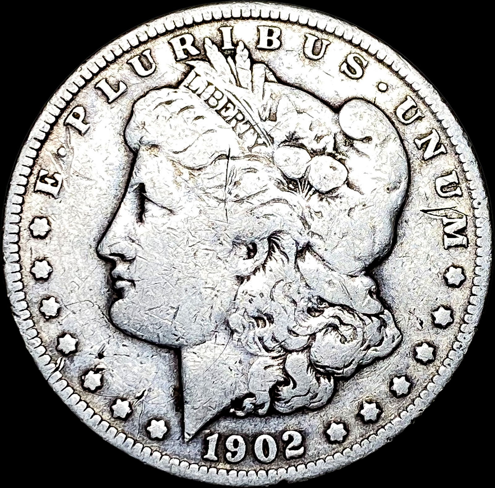1902-O Silver Morgan Dollar NICELY CIRCULATED (1 of 2)
