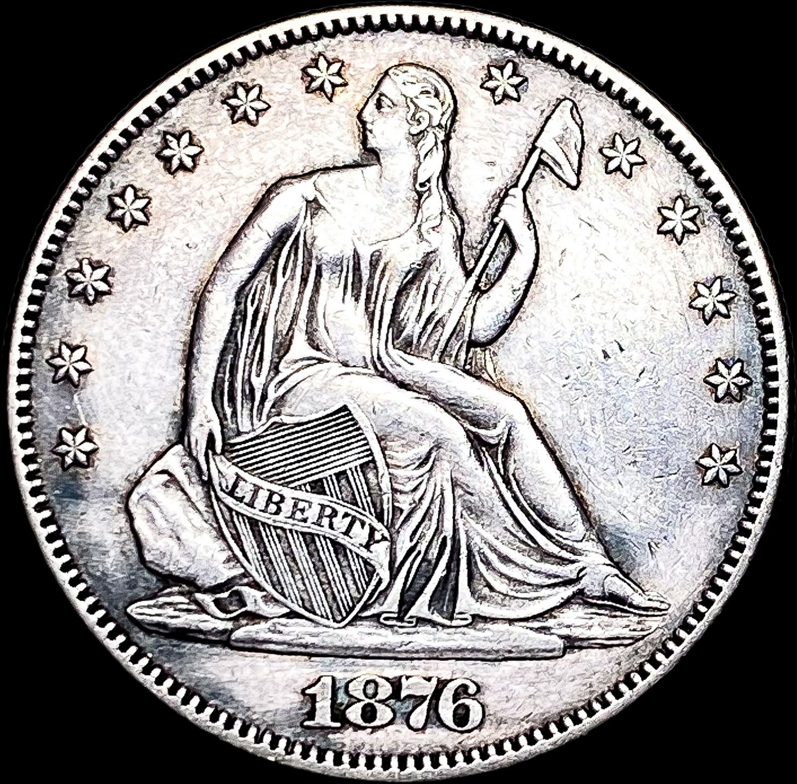 1876 Seated Liberty Half Dollar HIGH GRADE (1 of 2)