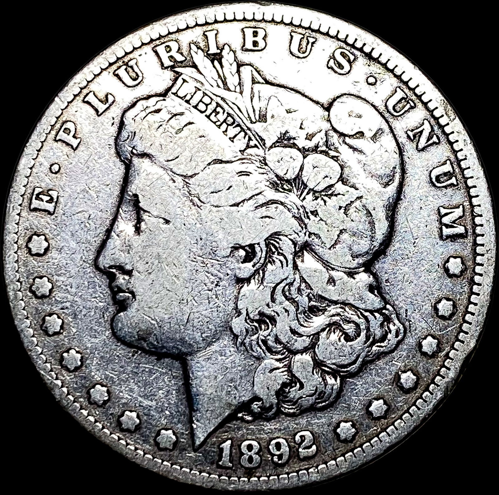 1892-CC Silver Morgan Dollar NICELY CIRCULATED (1 of 2)