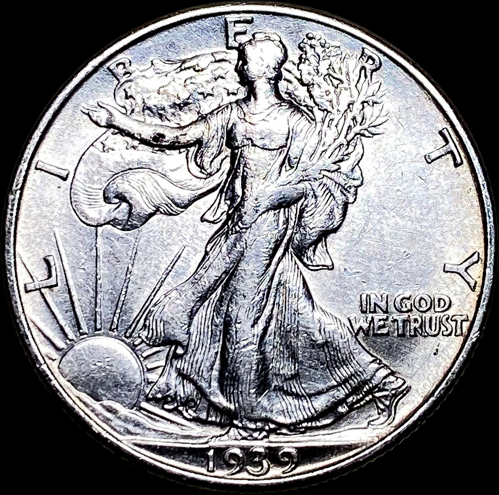 1939-D Walking Liberty Half Dollar CLOSELY UNCIRCULATED (1 of 2)