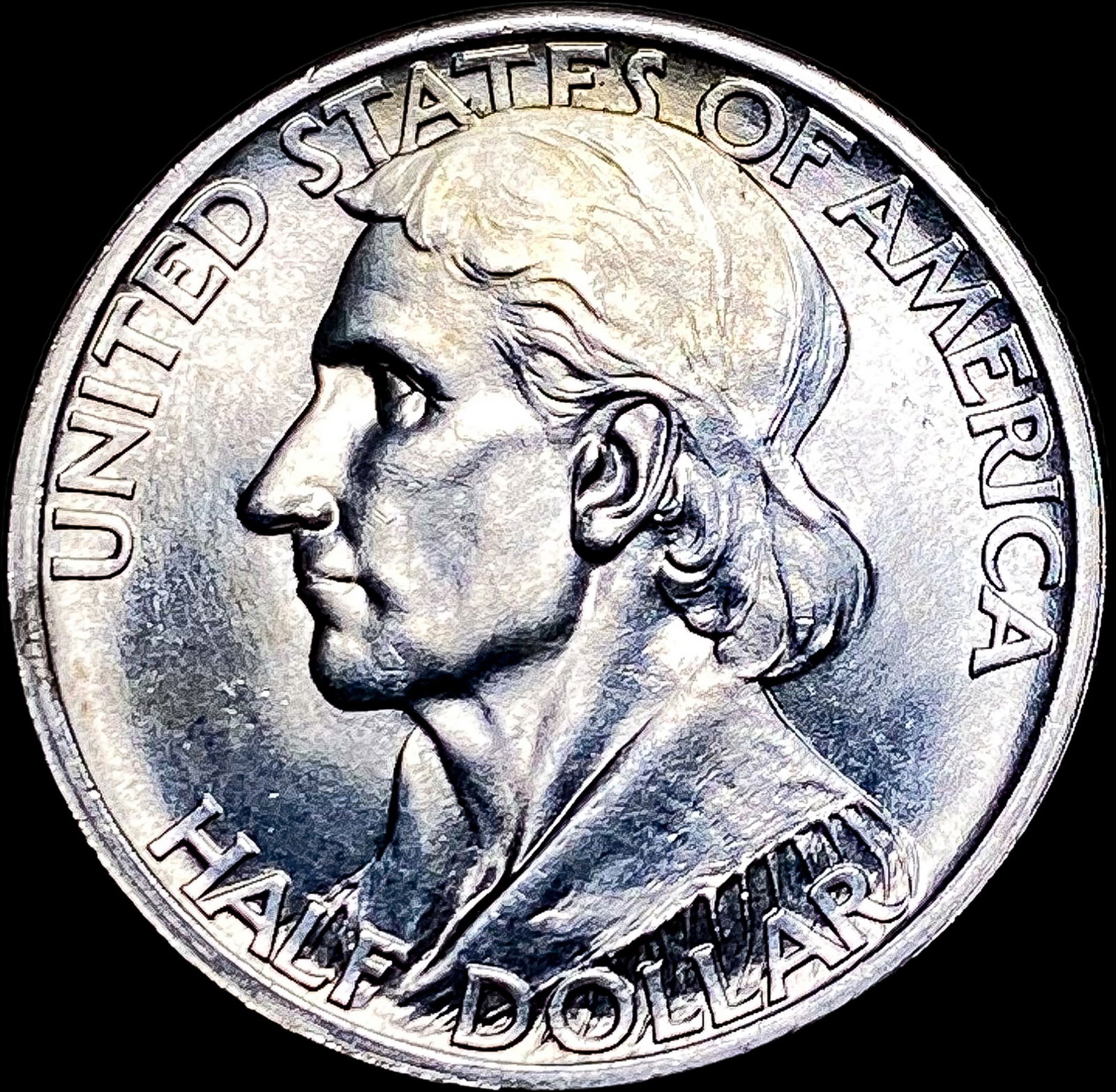 1935 Silver Boone Half Dollar CHOICE BU (1 of 2)