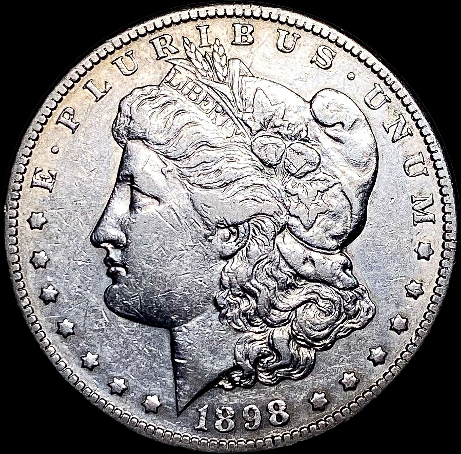 1898-S Silver Morgan Dollar NEARLY UNCIRCULATED (1 of 2)
