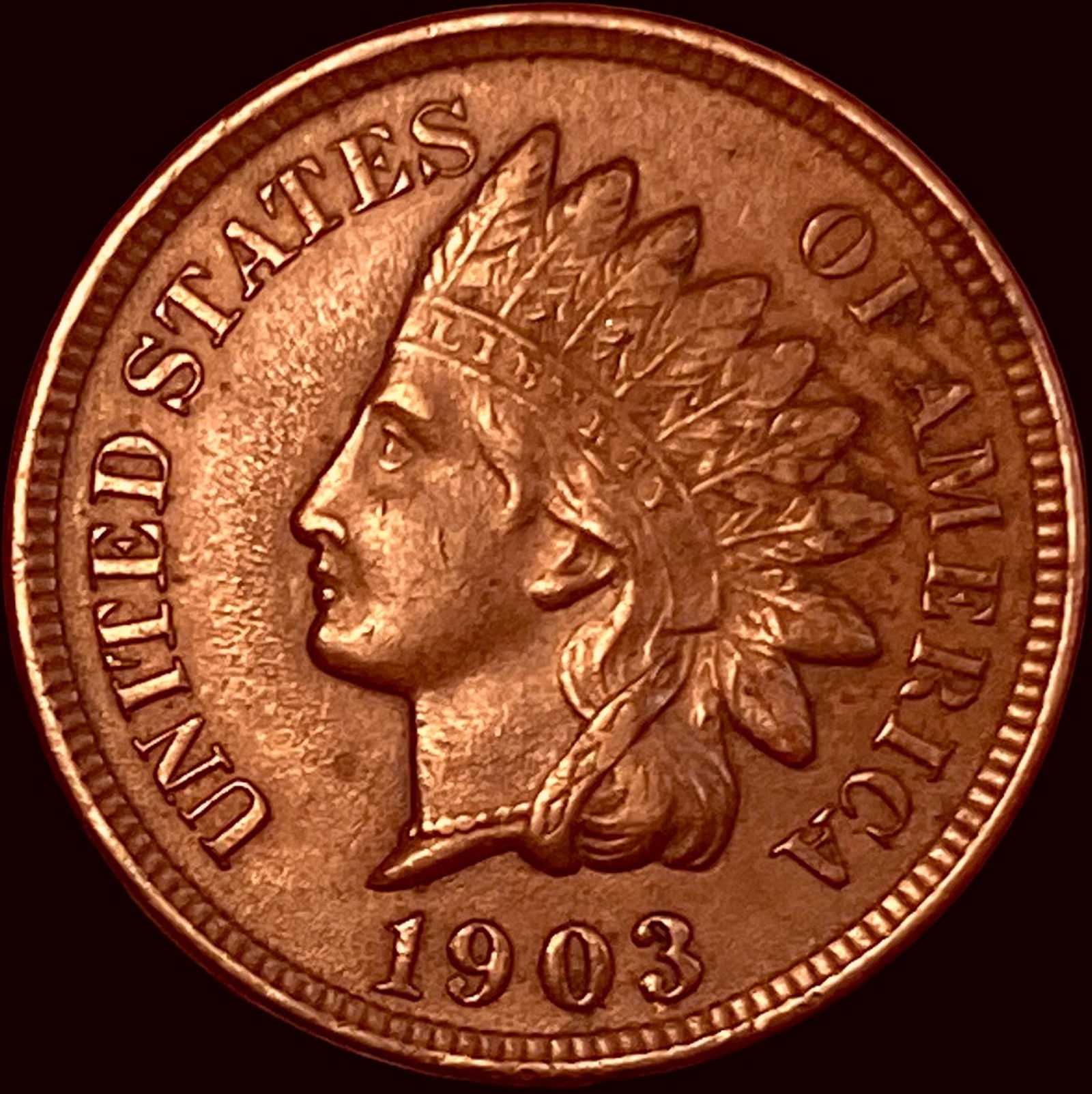 1903 Indian Head Cent CLOSELY UNCIRCULATED (1 of 2)