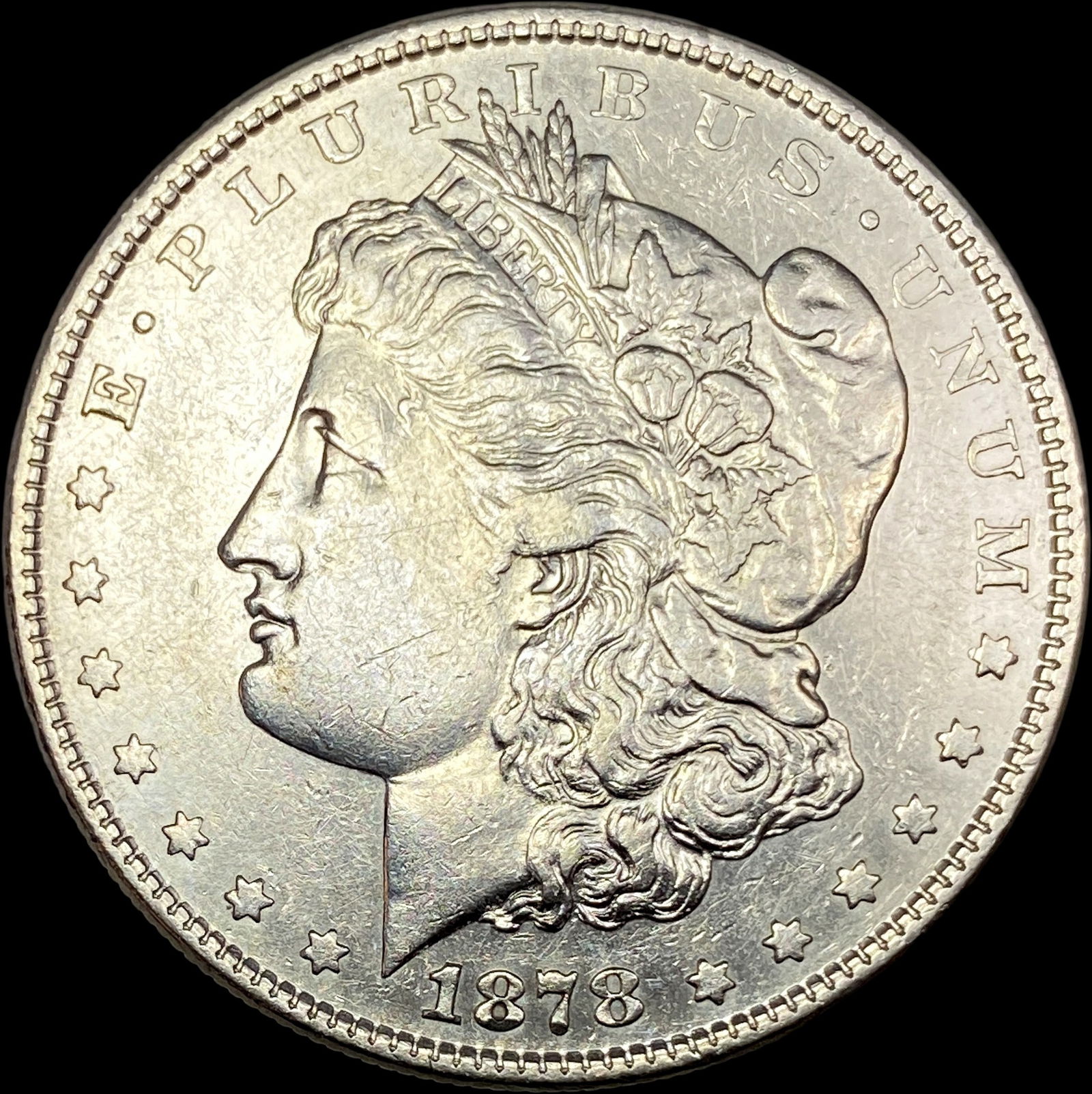 1878-S Silver Morgan Dollar NEARLY UNCIRCULATED (1 of 2)