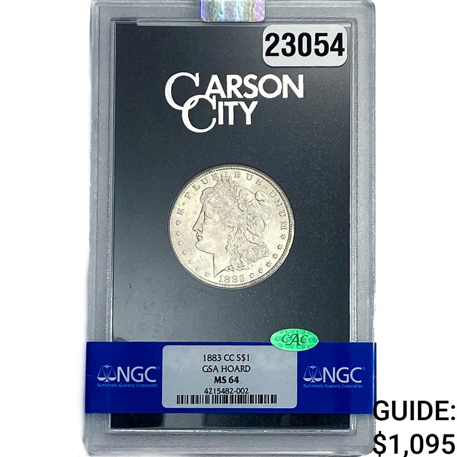 1883-CC Morgan Silver Dollar NGC MS64 GSA (1 of 3)