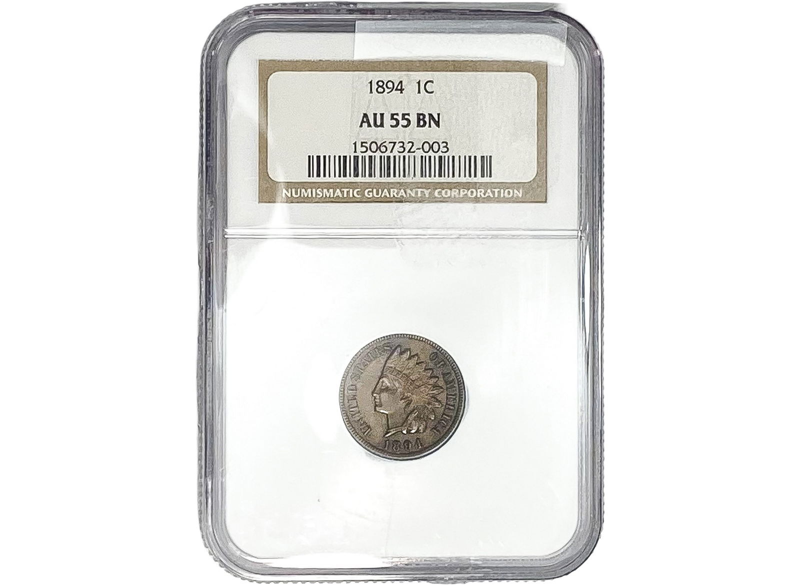 1894 Indian Head Cent NGC AU55 BN (1 of 2)