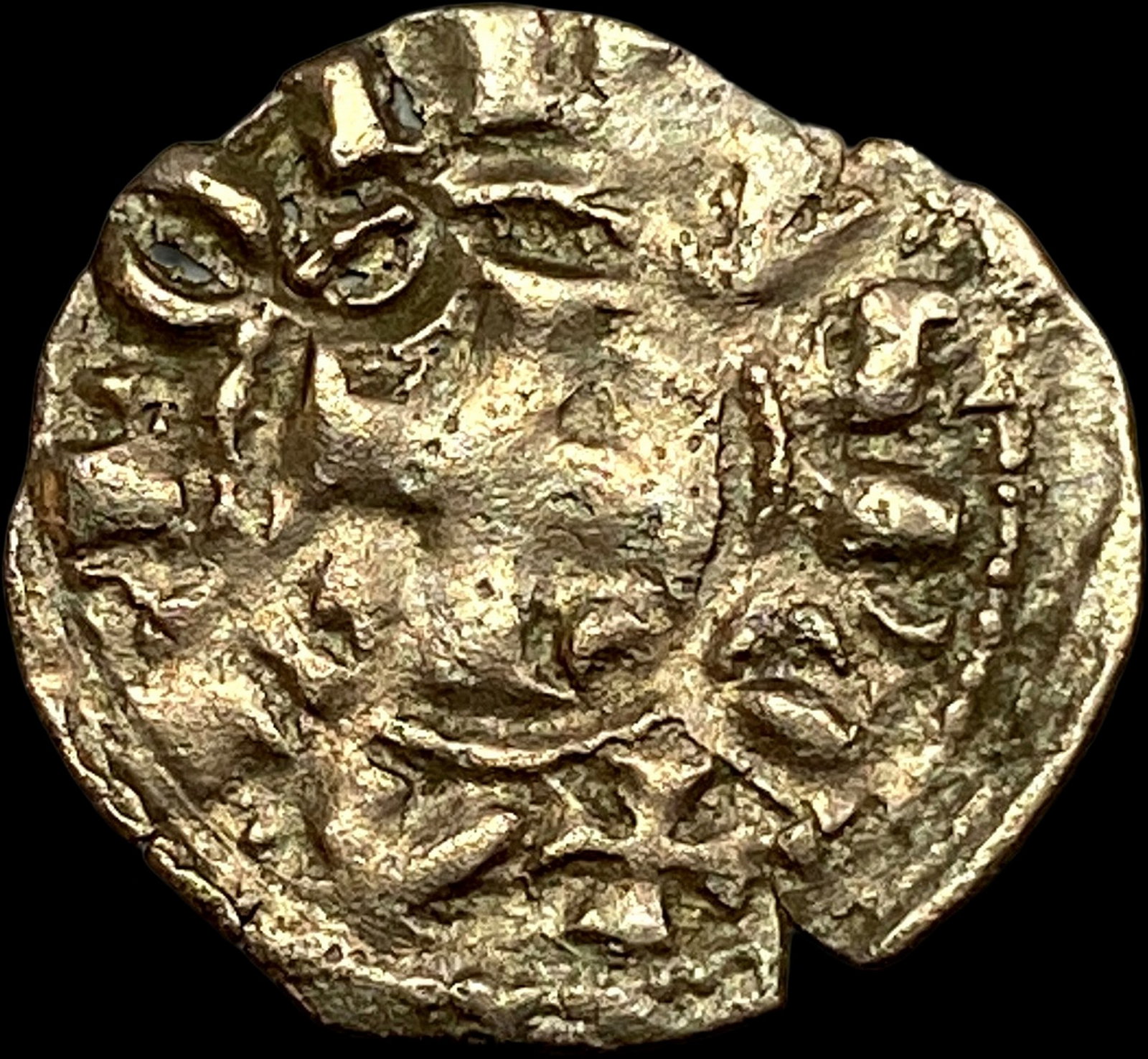 1248-1279 Portugal Alfonso III Silver Dinero NEARLY UNCIRCULATED: 1248-1279 Portugal Alfonso III Silver Dinero NEARLY UNCIRCULATED
