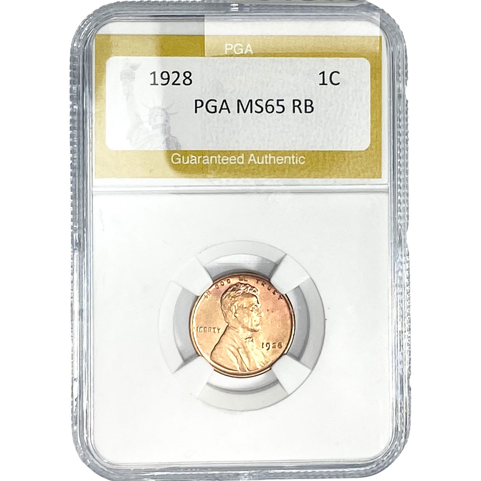 1928 Wheat Cent PGA MS65 RB (1 of 2)