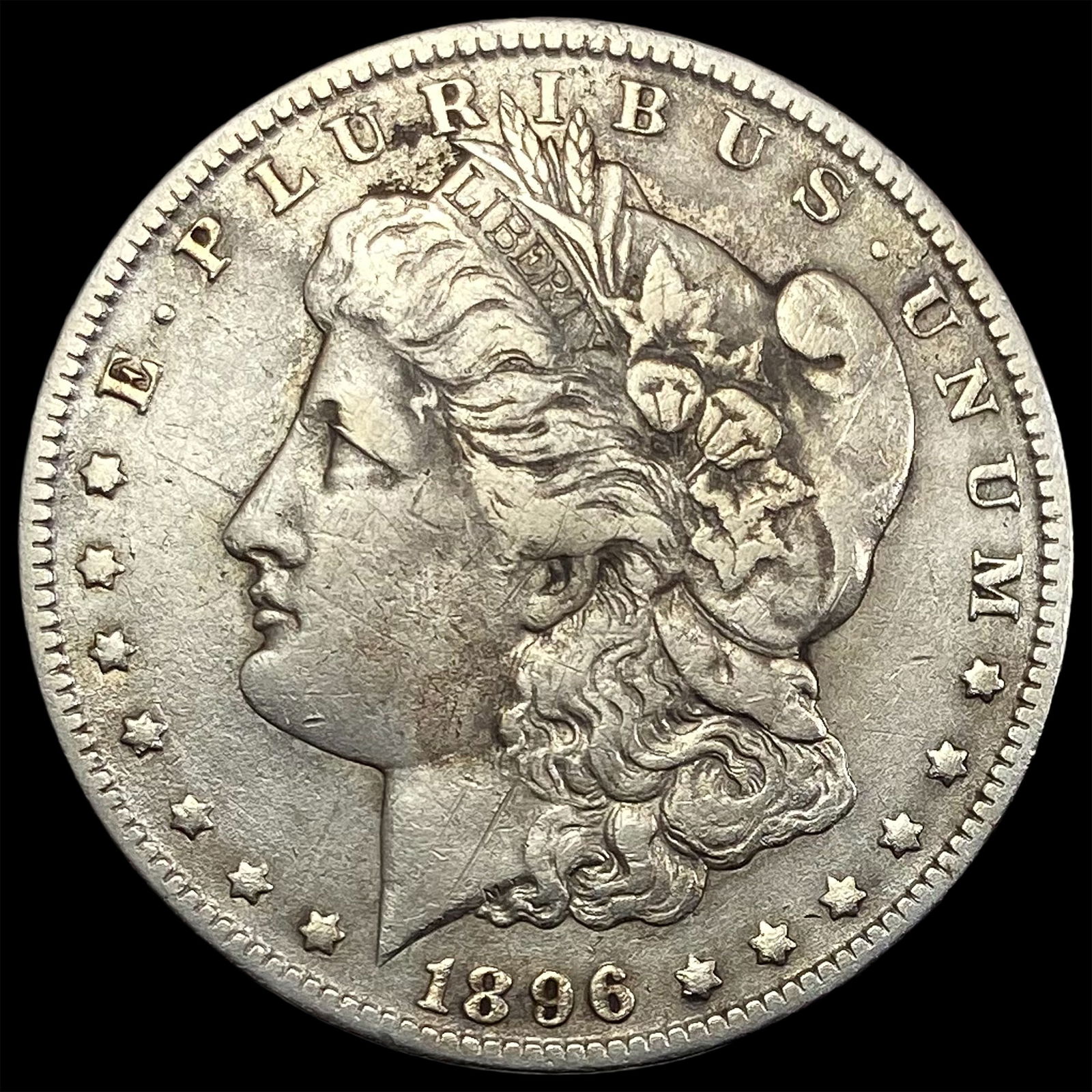 1896-O Silver Morgan Dollar  LIGHTLY CIRCULATED (1 of 2)