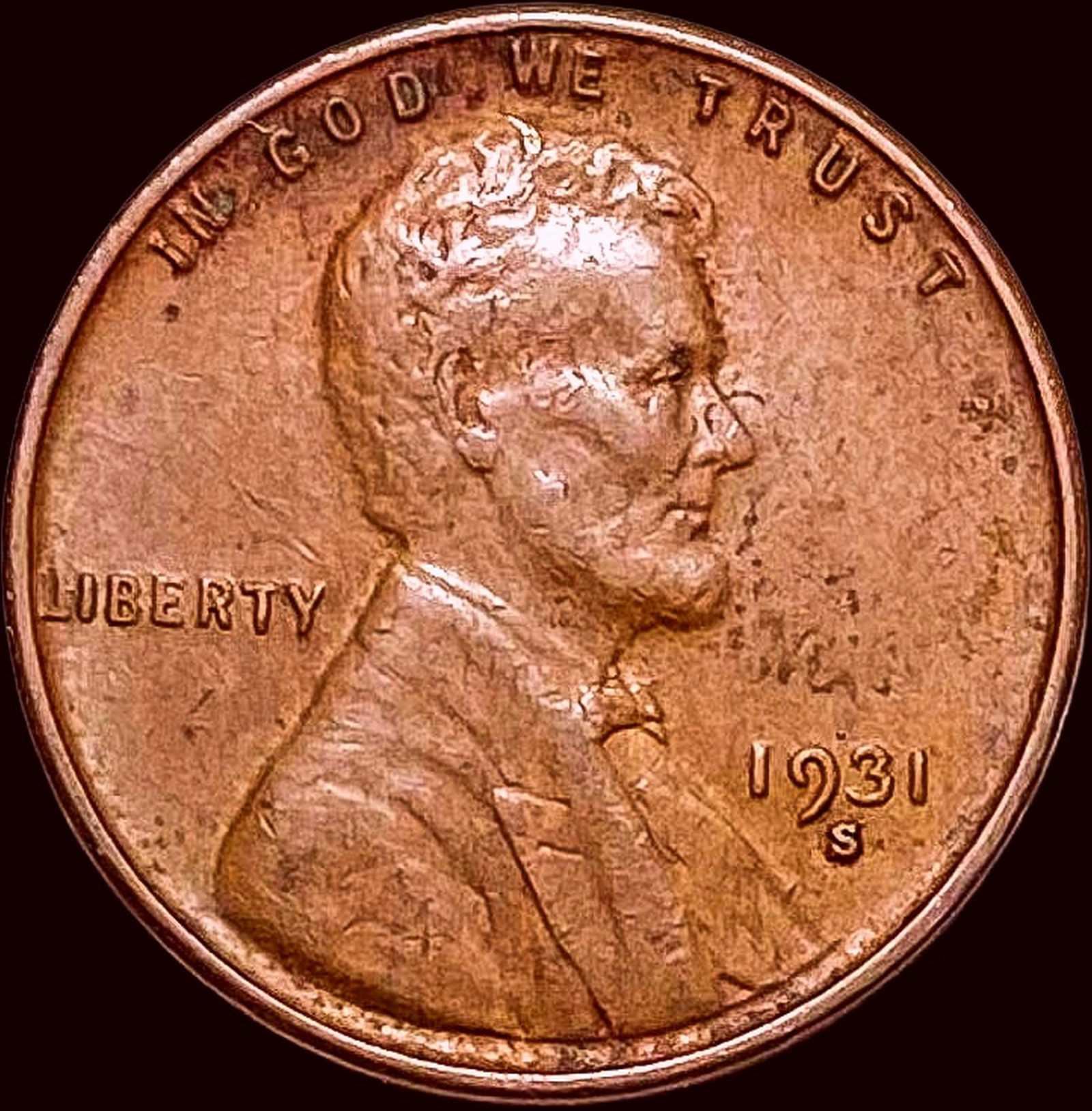 1931-S Lincoln Wheat Cent  CLOSELY UNCIRCULATED (1 of 2)