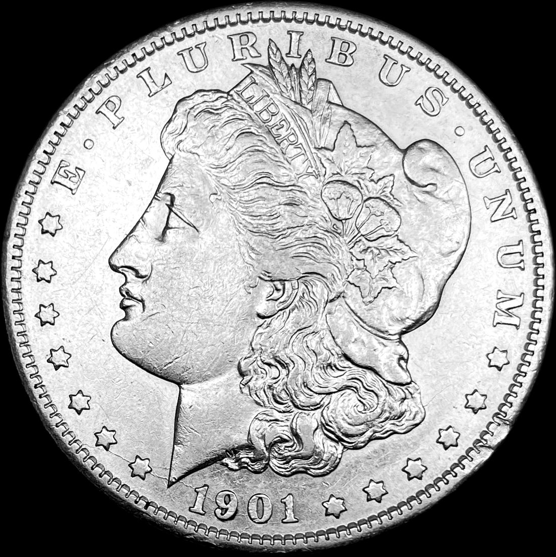 1901-S Silver Morgan Dollar CLOSELY UNCIRCULATED (1 of 2)