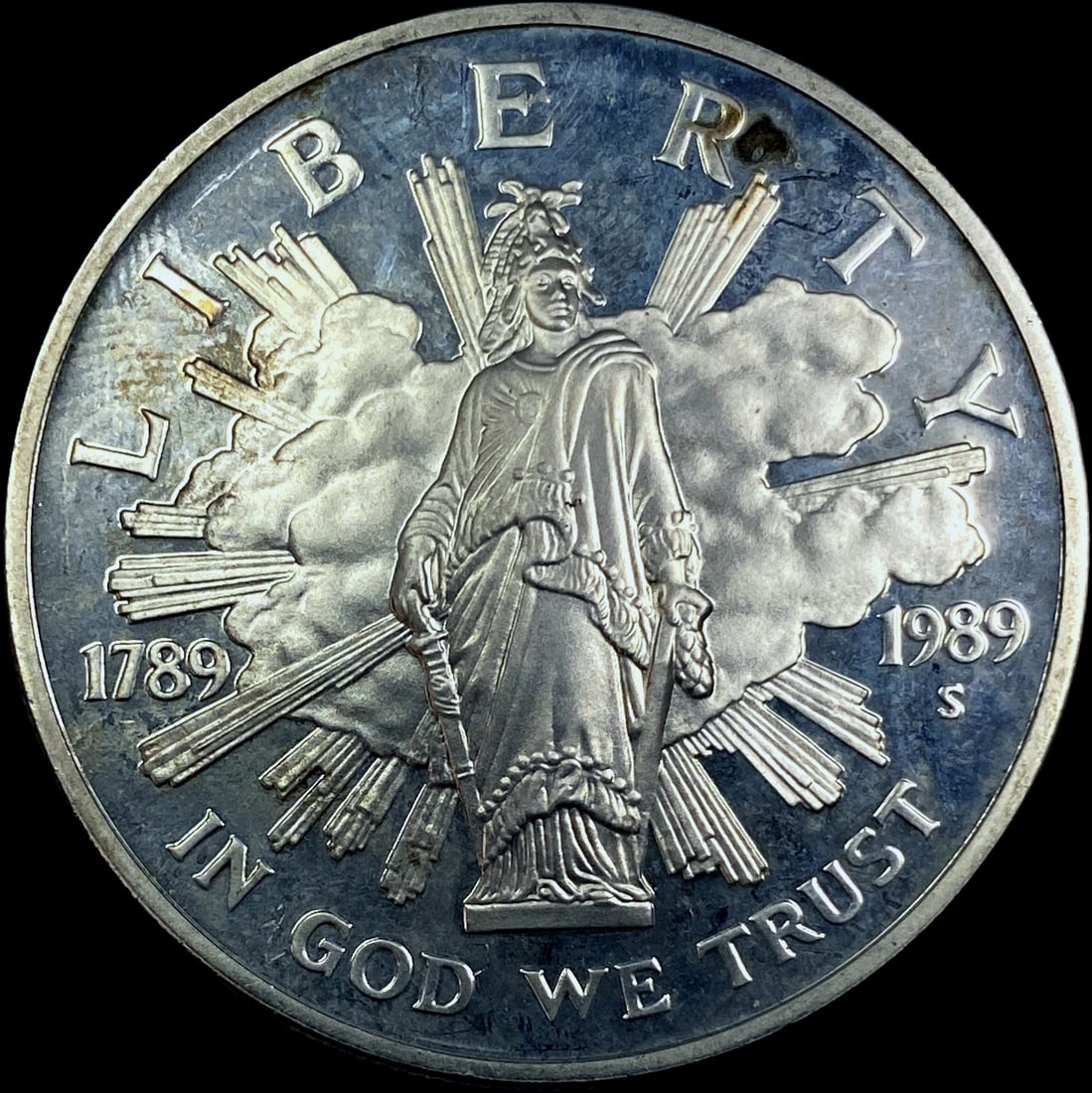 1989-S Silver Dollar Congress Bicentennial CHOICE PROOF (1 of 2)