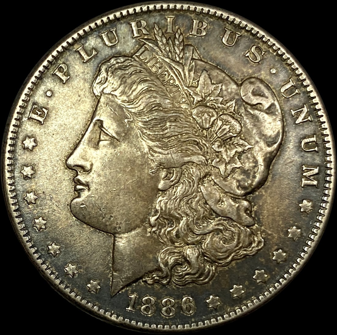 1886 Silver Morgan Dollar CLOSELY UNCIRCULATED (1 of 2)