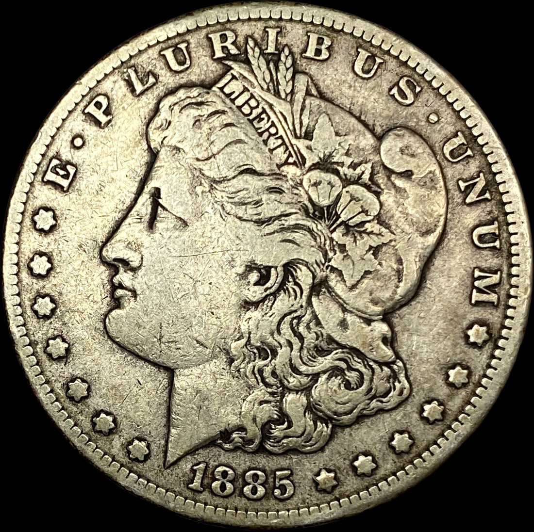 1885-CC Silver Morgan Dollar LIGHTLY CIRCULATED (1 of 2)