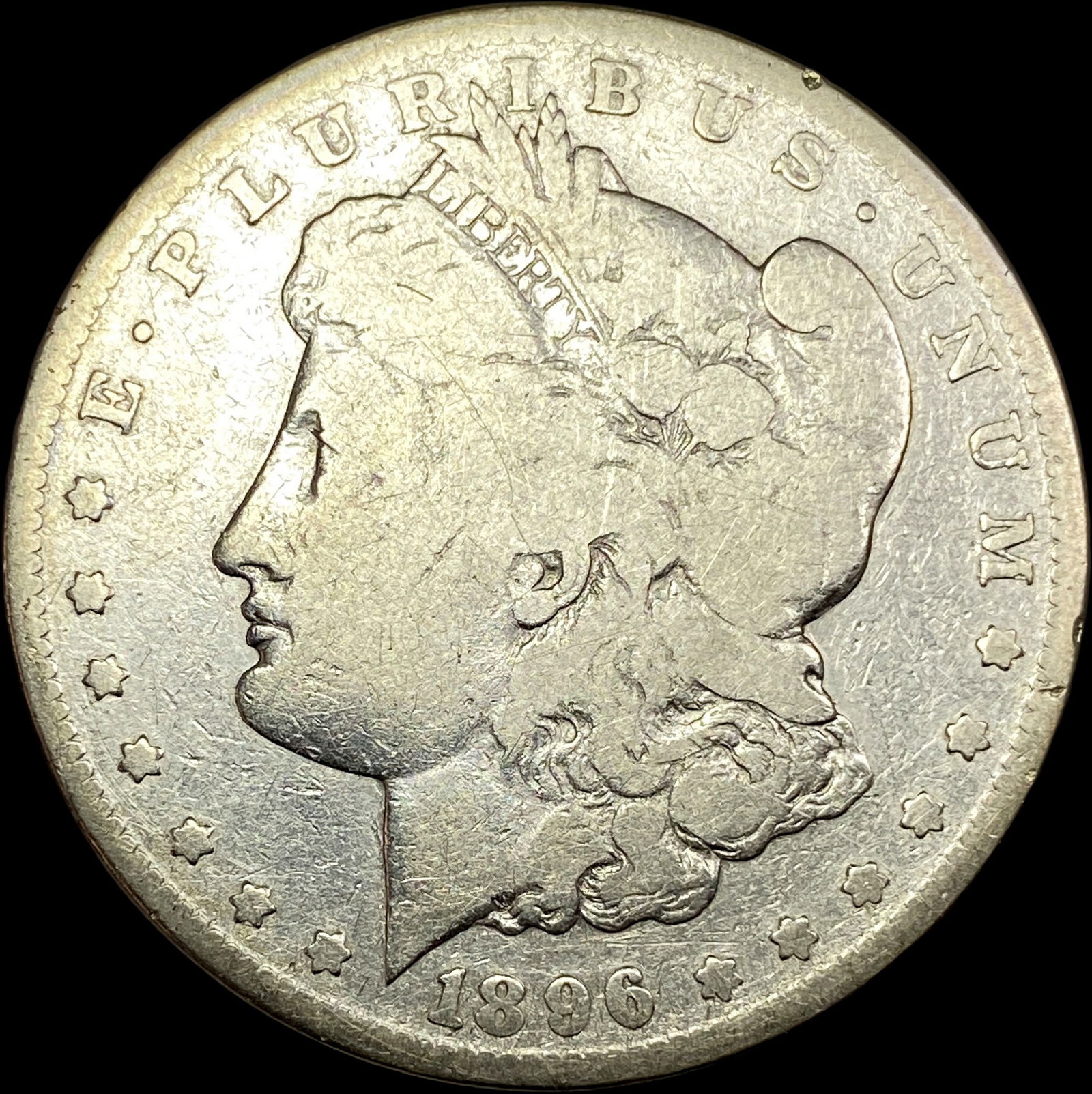 1896-S Silver Morgan Dollar NICELY CIRCULATED (1 of 2)