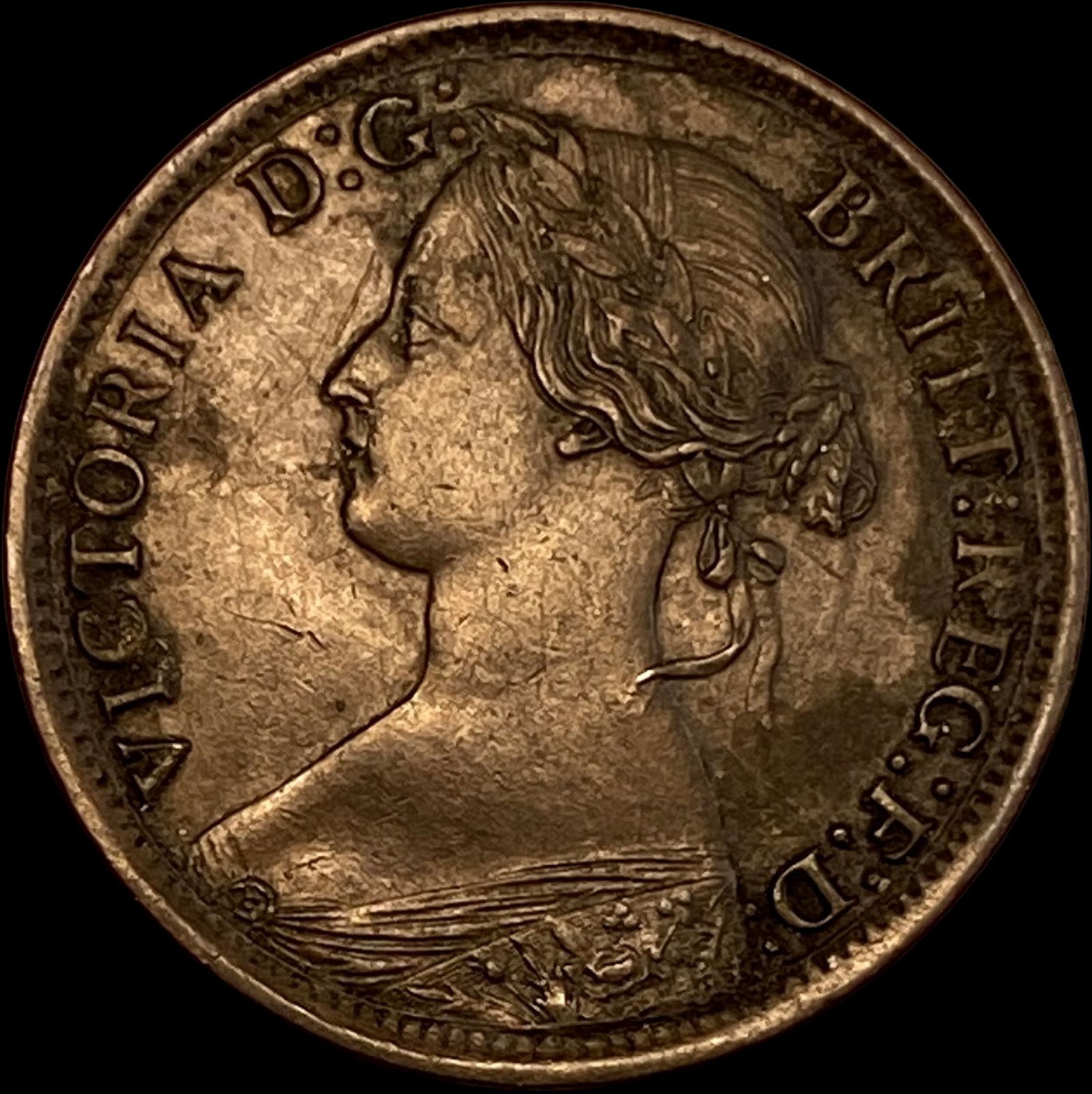 1861 New Brunswick Half Cent CLOSELY UNCIRCULATED (1 of 2)