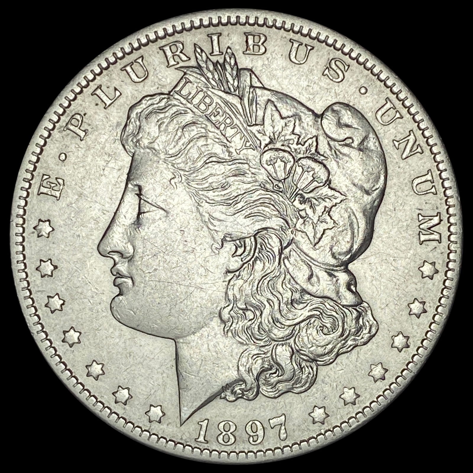 1897-O Silver Morgan Dollar NEARLY UNCIRCULATED (1 of 2)