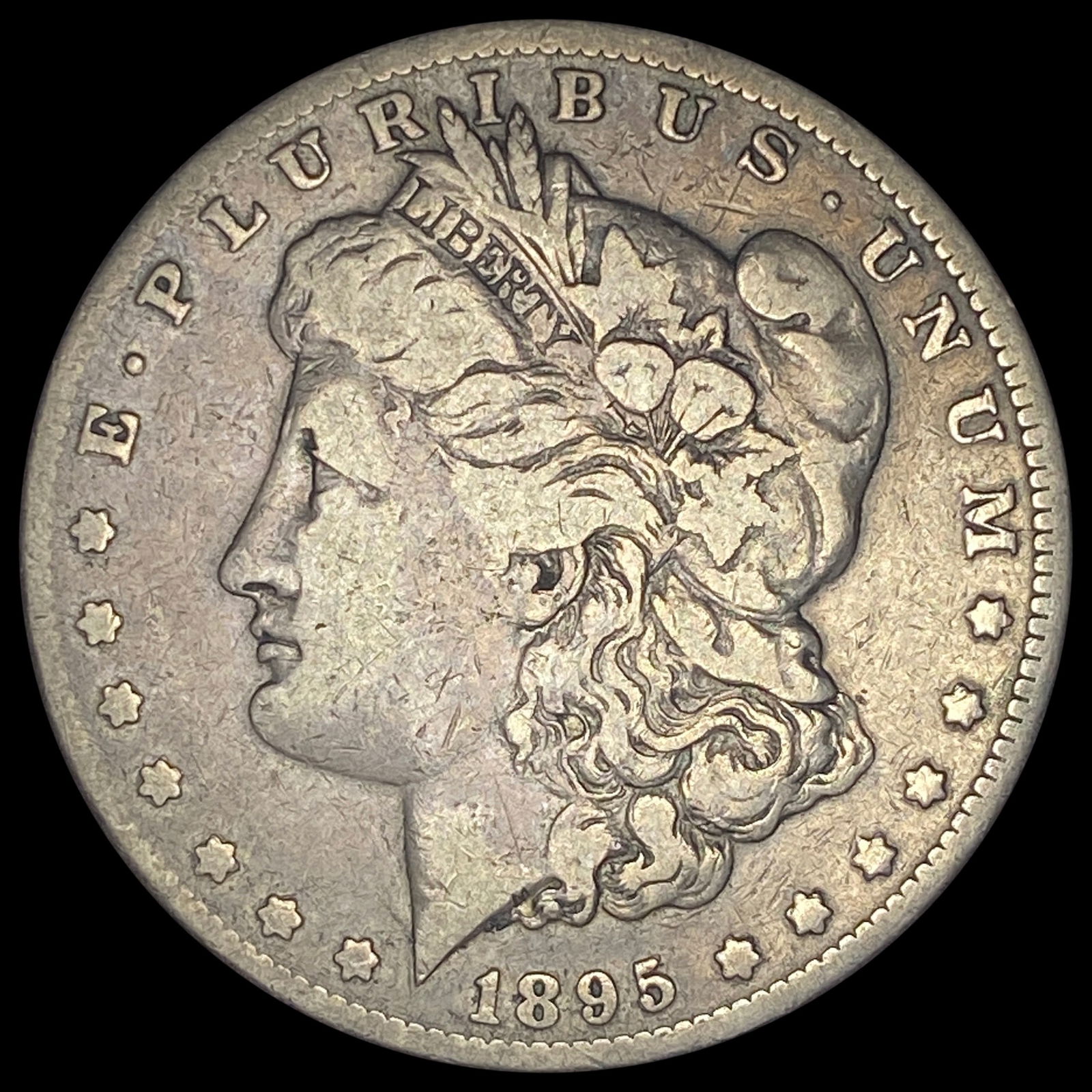 1895-O Silver Morgan Dollar LIGHTLY CIRCULATED (1 of 2)