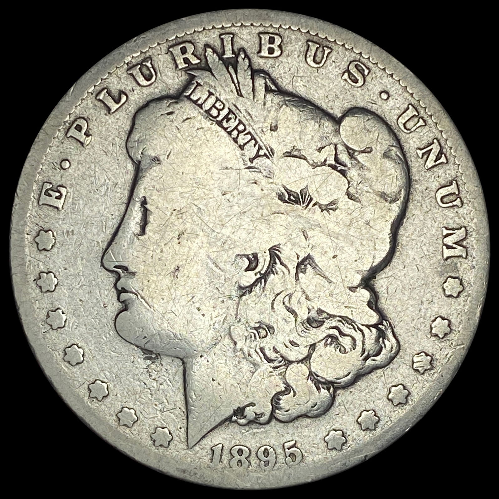 1895-O Silver Morgan Dollar NICELY CIRCULATED (1 of 2)