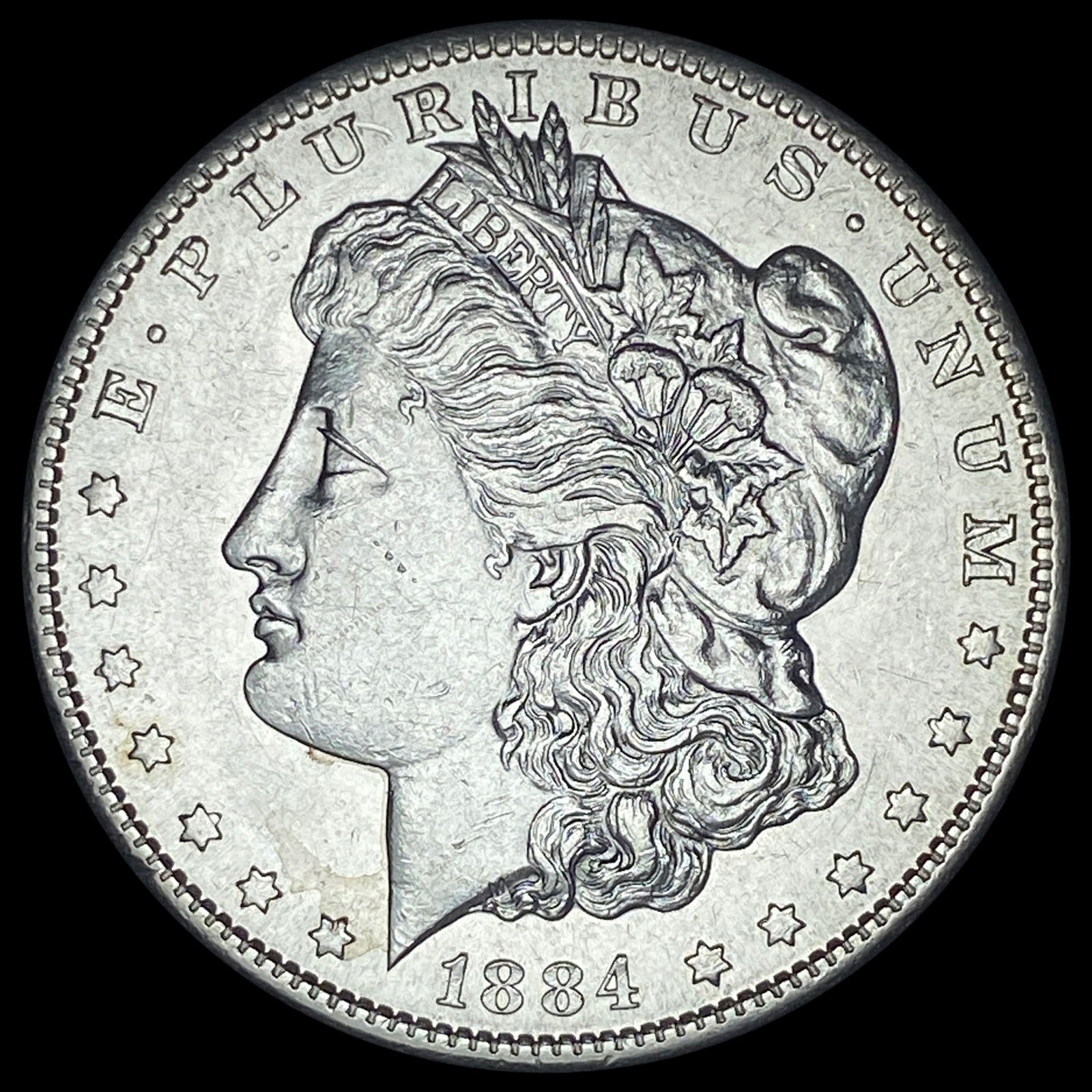 1884-S Silver Morgan Dollar CLOSELY UNCIRCULATED (1 of 2)