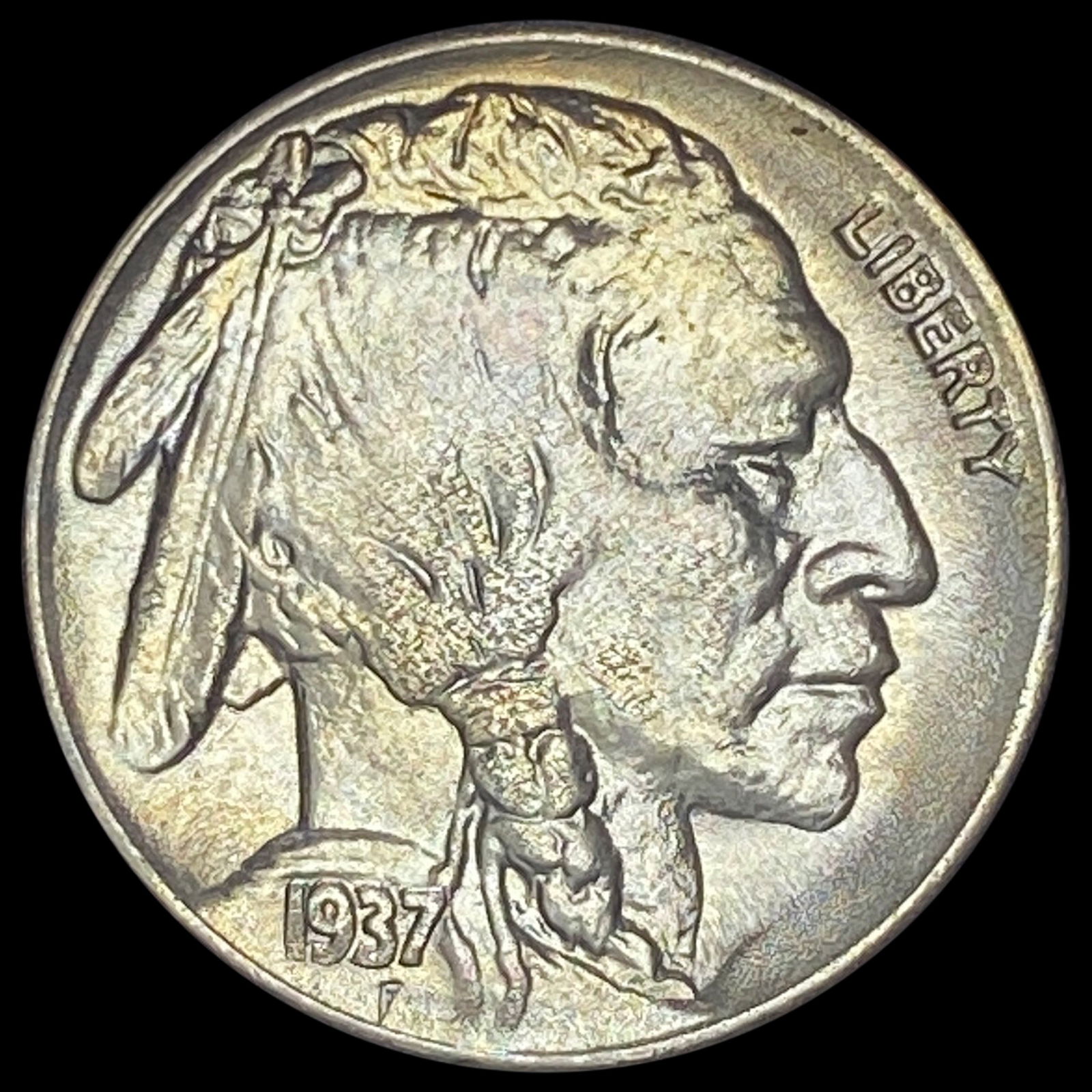 1937-S Buffalo Nickel NICELY CIRCULATED (1 of 2)