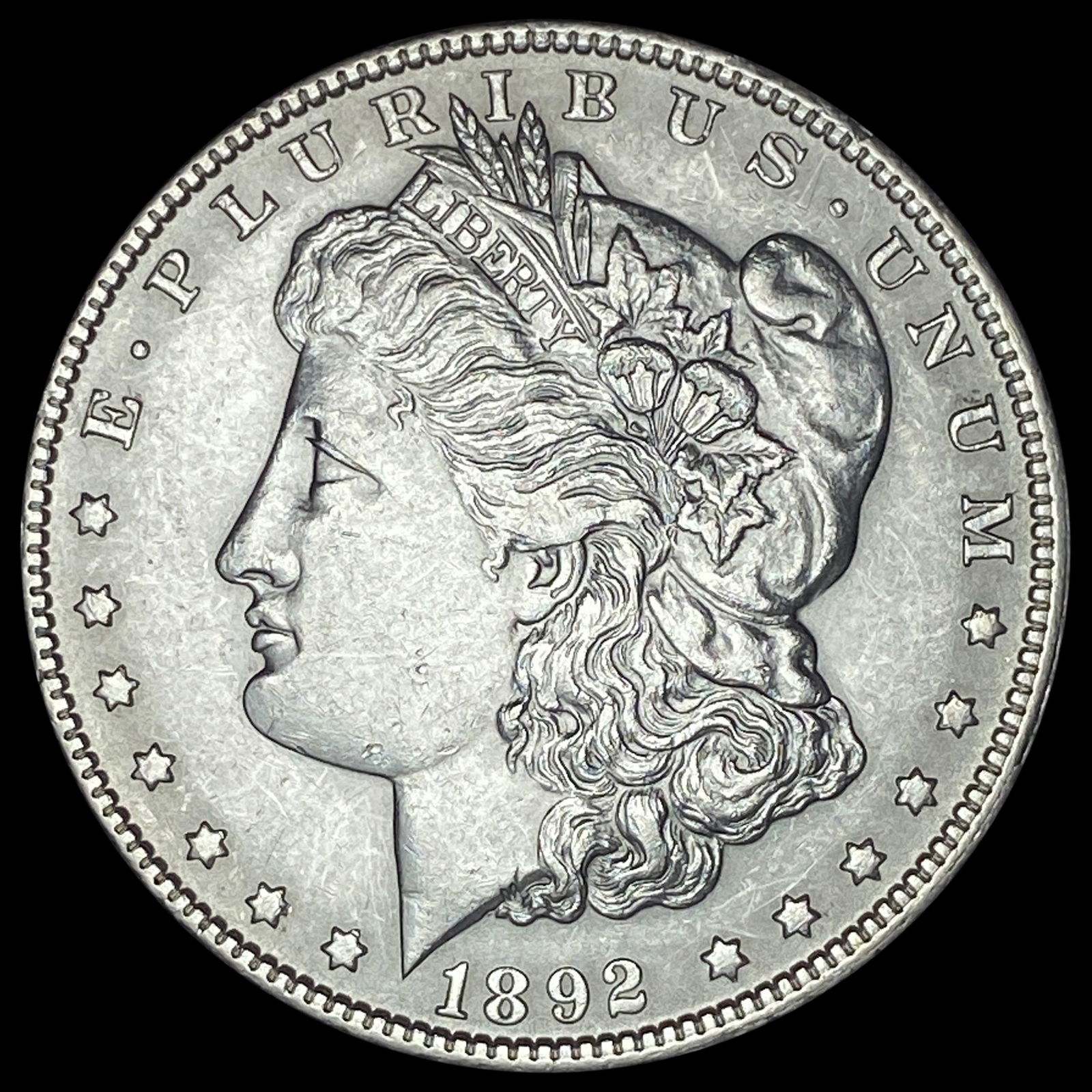 1892 Silver Morgan Dollar CLOSELY UNCIRCULATED (1 of 2)