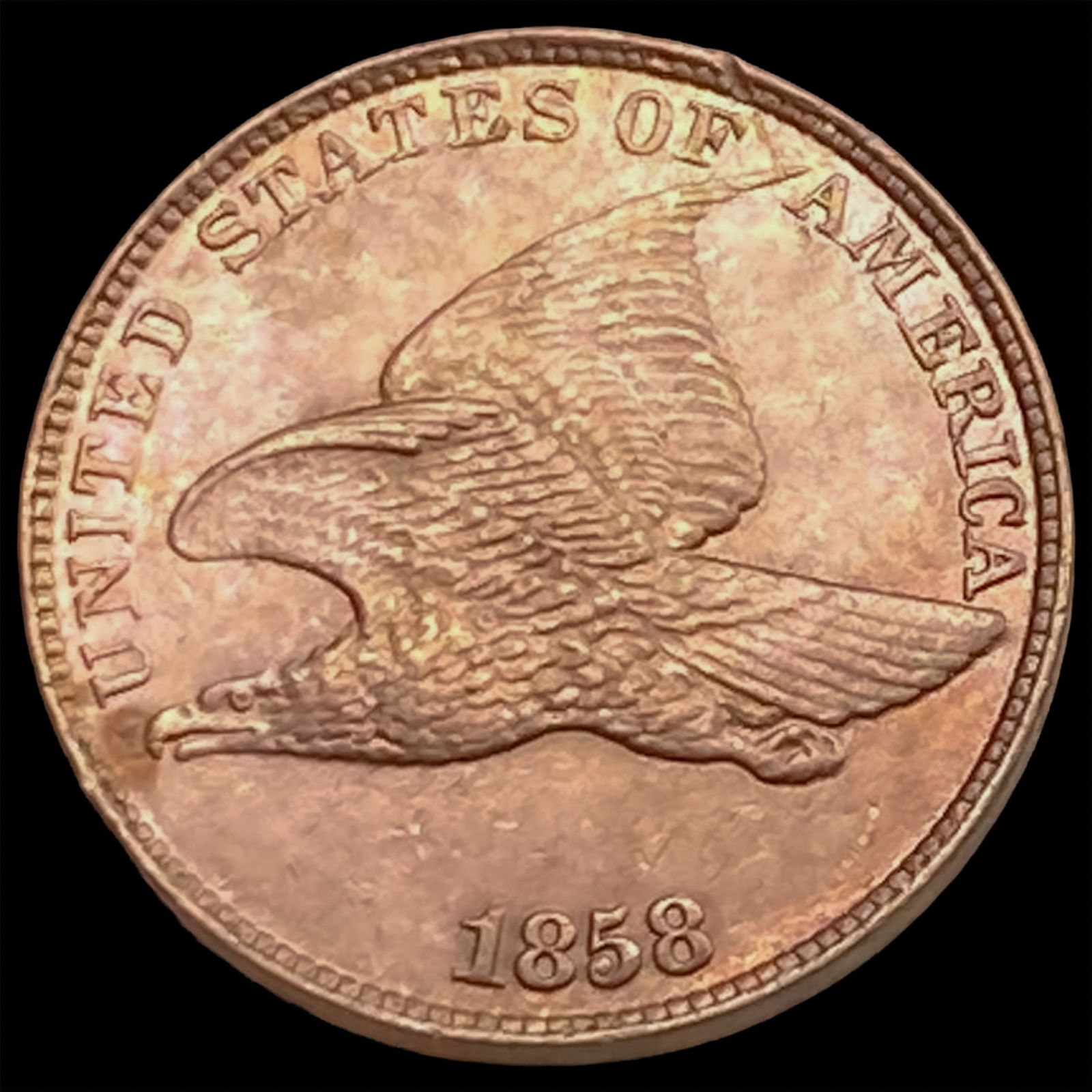 1858 Flying Eagle Cent CHOICE BU (1 of 2)