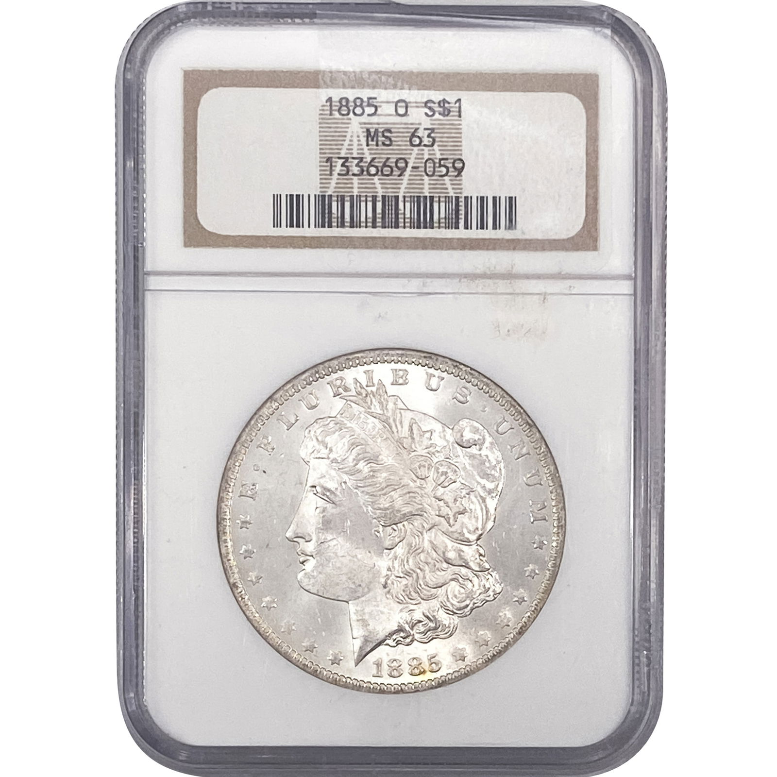 1885-O Morgan Silver Dollar NGC MS63 (1 of 2)