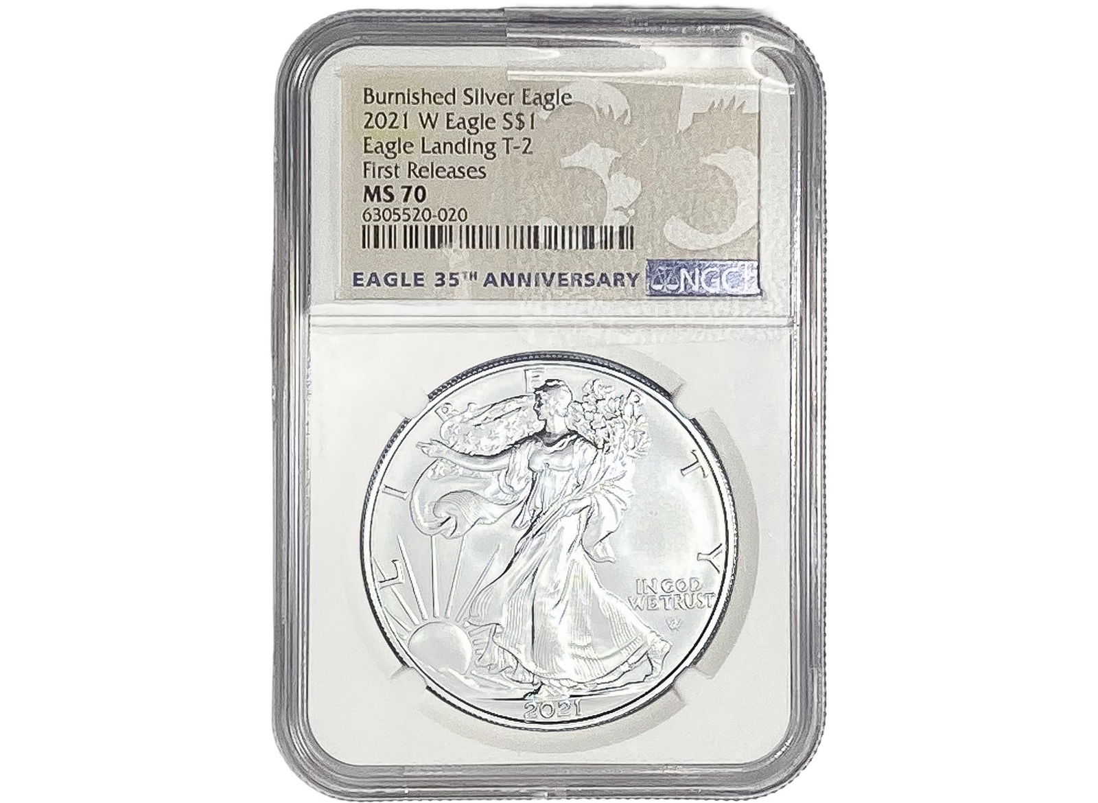 2021 Silver Eagle NGC MS70 (1 of 2)