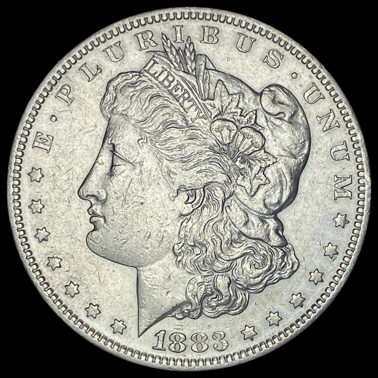 1883-S Silver Morgan Dollar CLOSELY UNCIRCULATED (1 of 2)