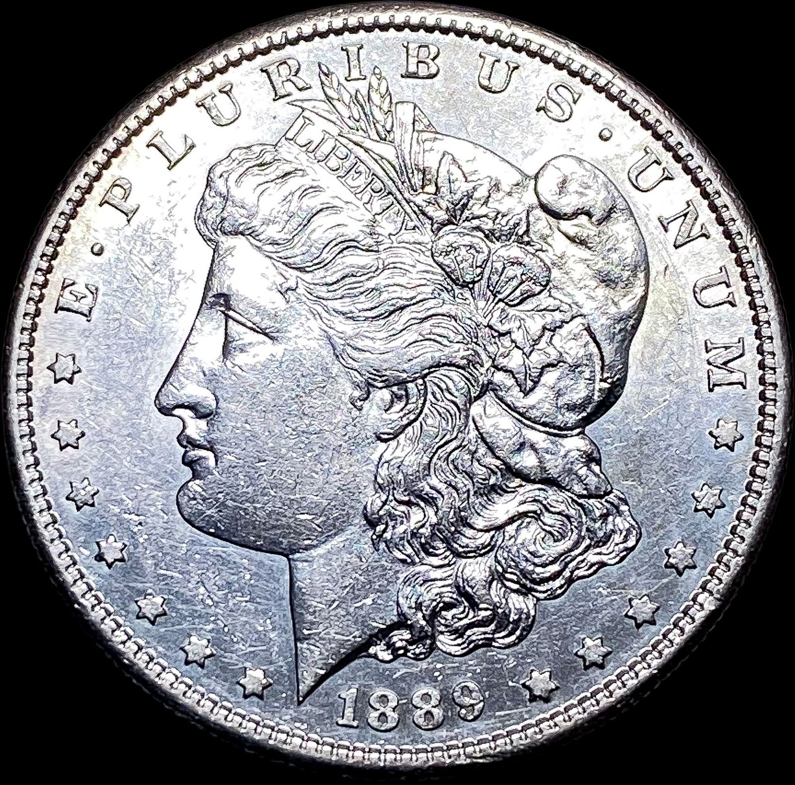1889-S Silver Morgan Dollar CHOICE AU (1 of 2)