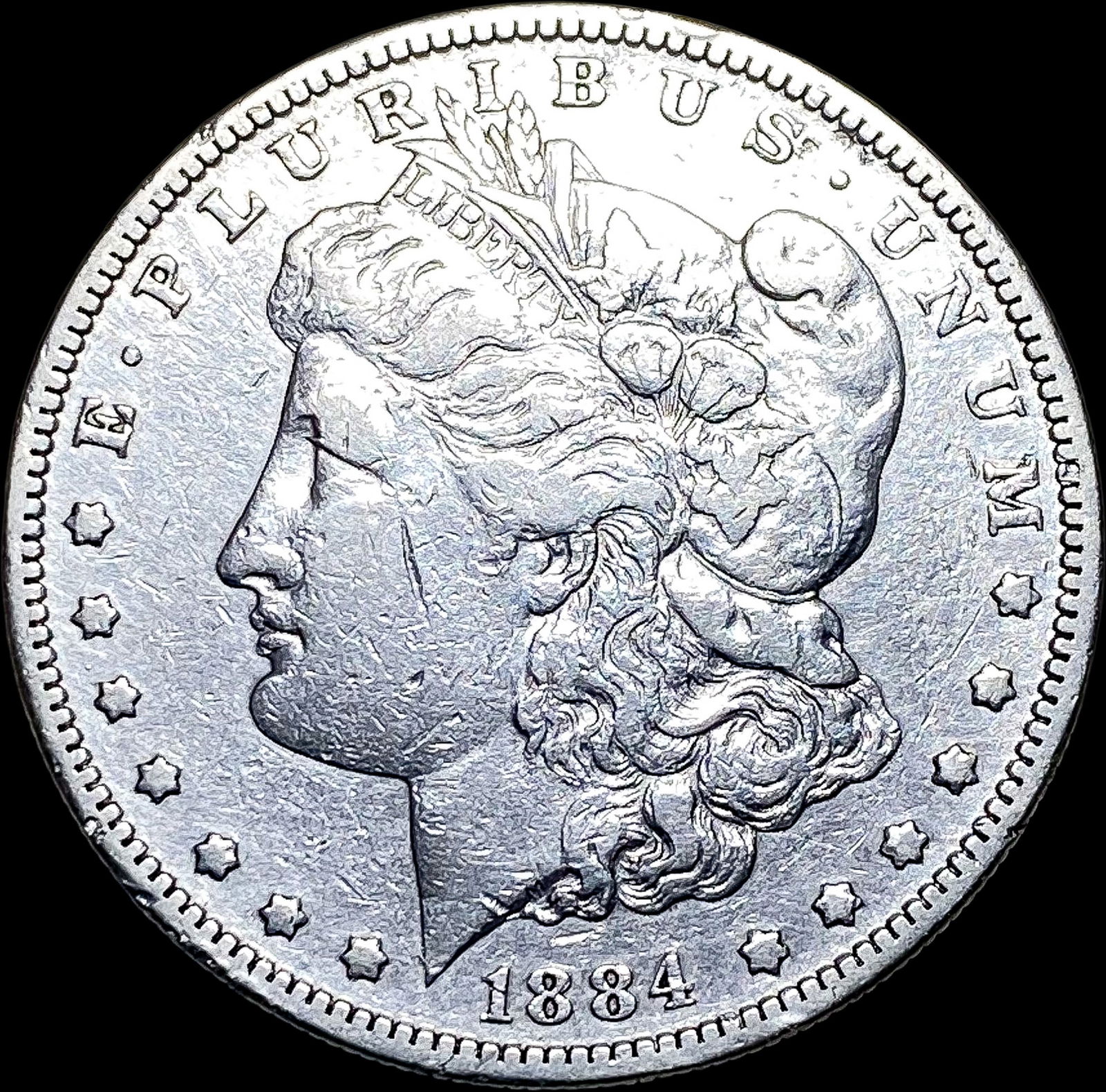 1884-S Silver Morgan Dollar NEARLY UNCIRCULATED (1 of 2)