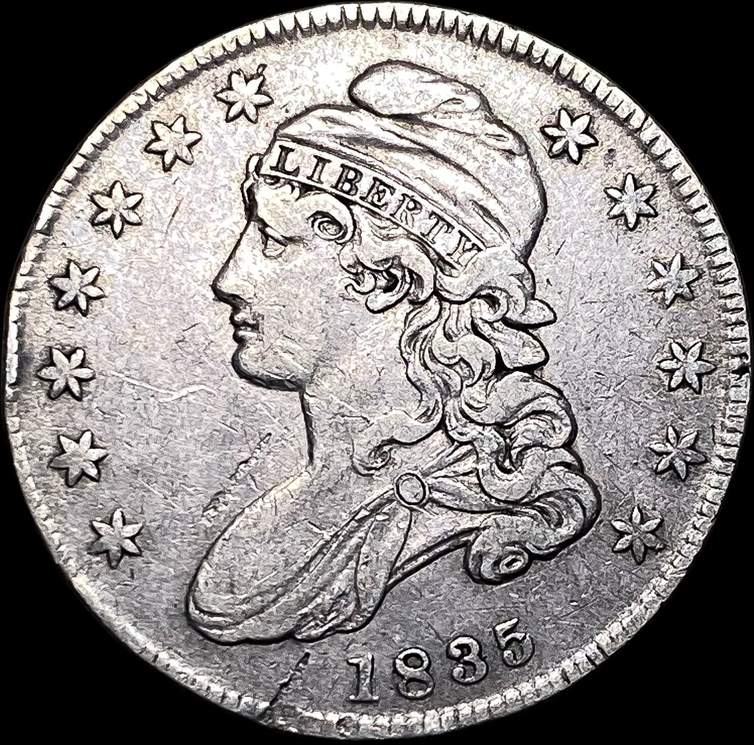 1835 Capped Bust Half Dollar NEARLY UNCIRCULATED (1 of 2)
