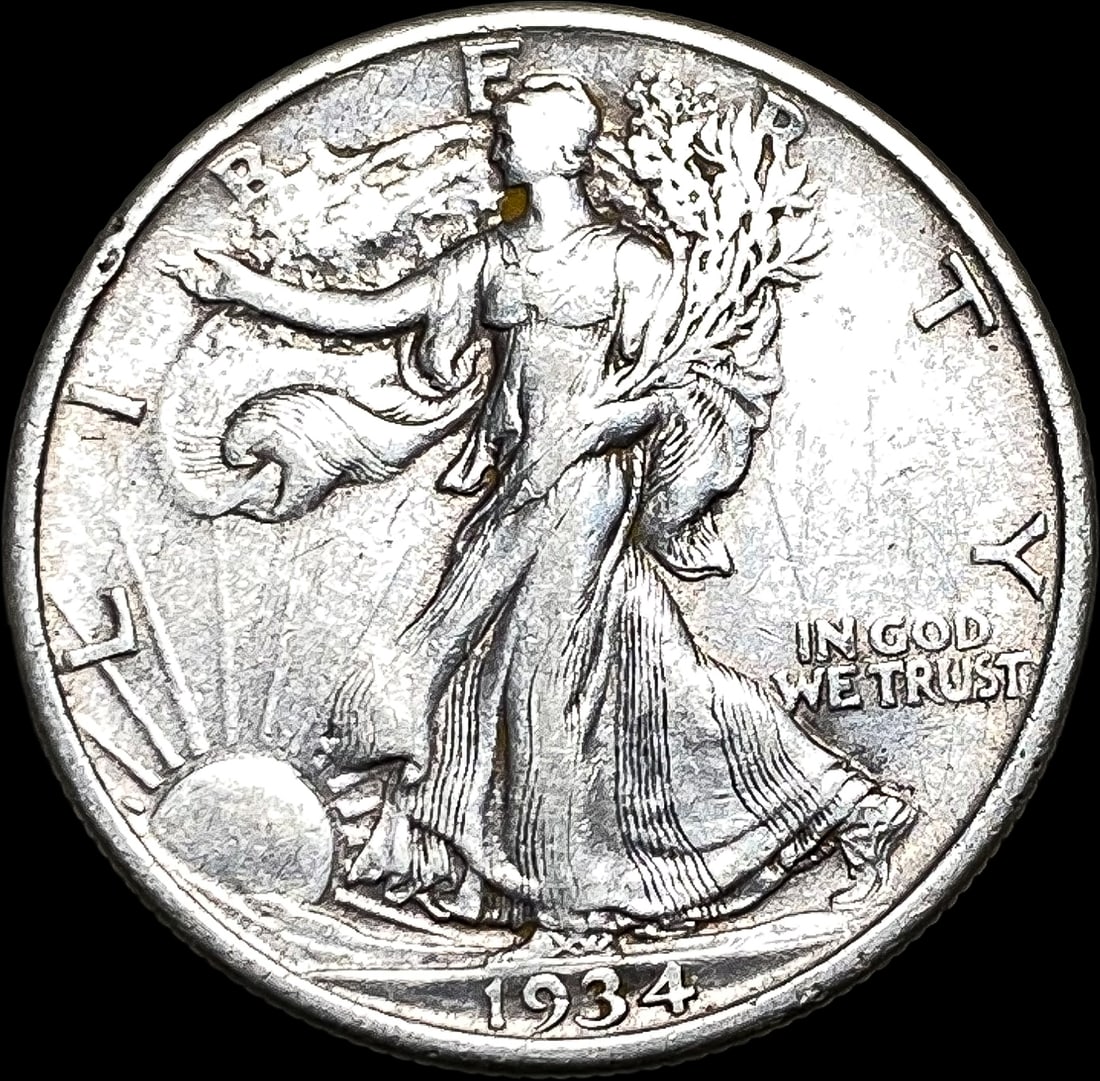 1934 Walking Liberty Half Dollar NEARLY UNCIRCULATED (1 of 2)