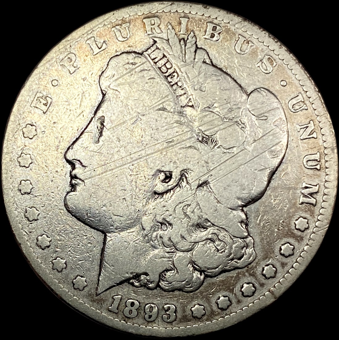 1893-CC Silver Morgan Dollar NICE CIRC (1 of 2)