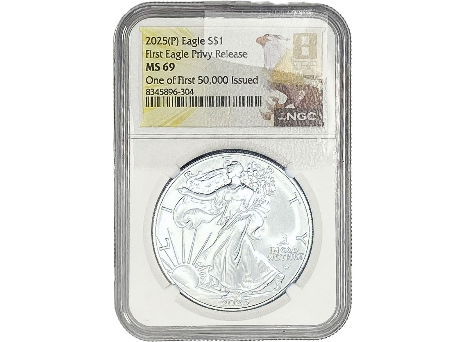 2025-P Silver Eagle NGC MS69 (1 of 2)